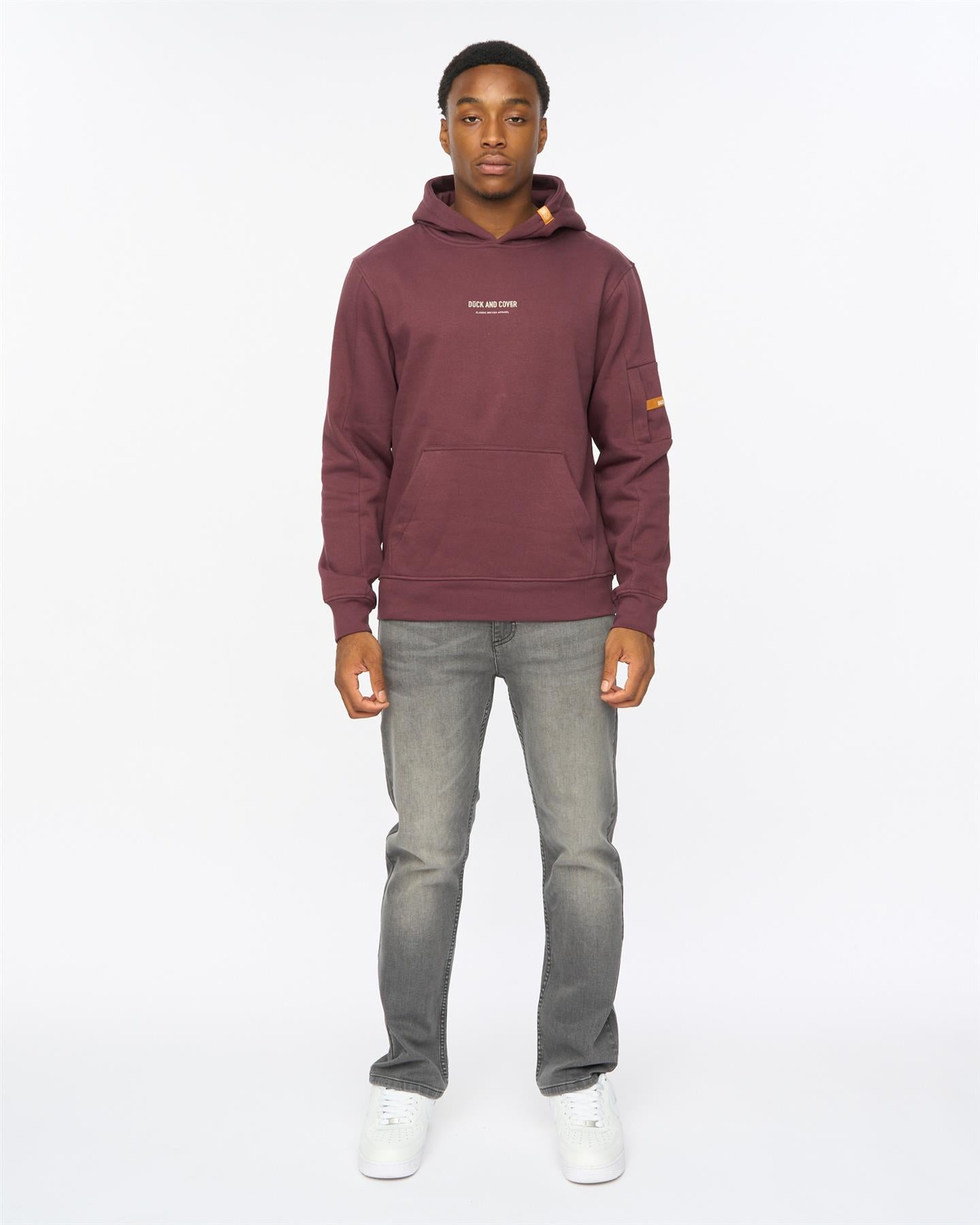Mens Brammers V2 Hoodie Raisin