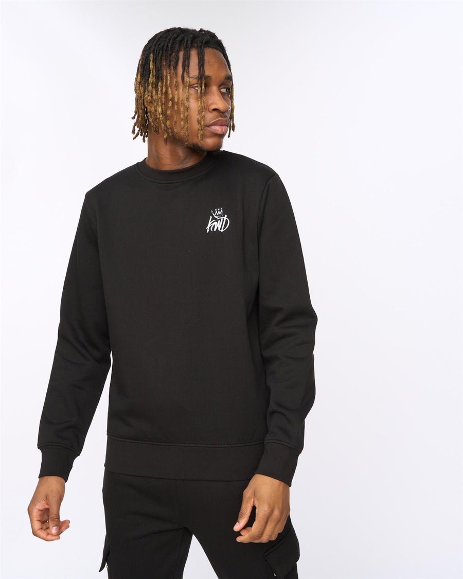 Mens Crosby Crew Sweat Black