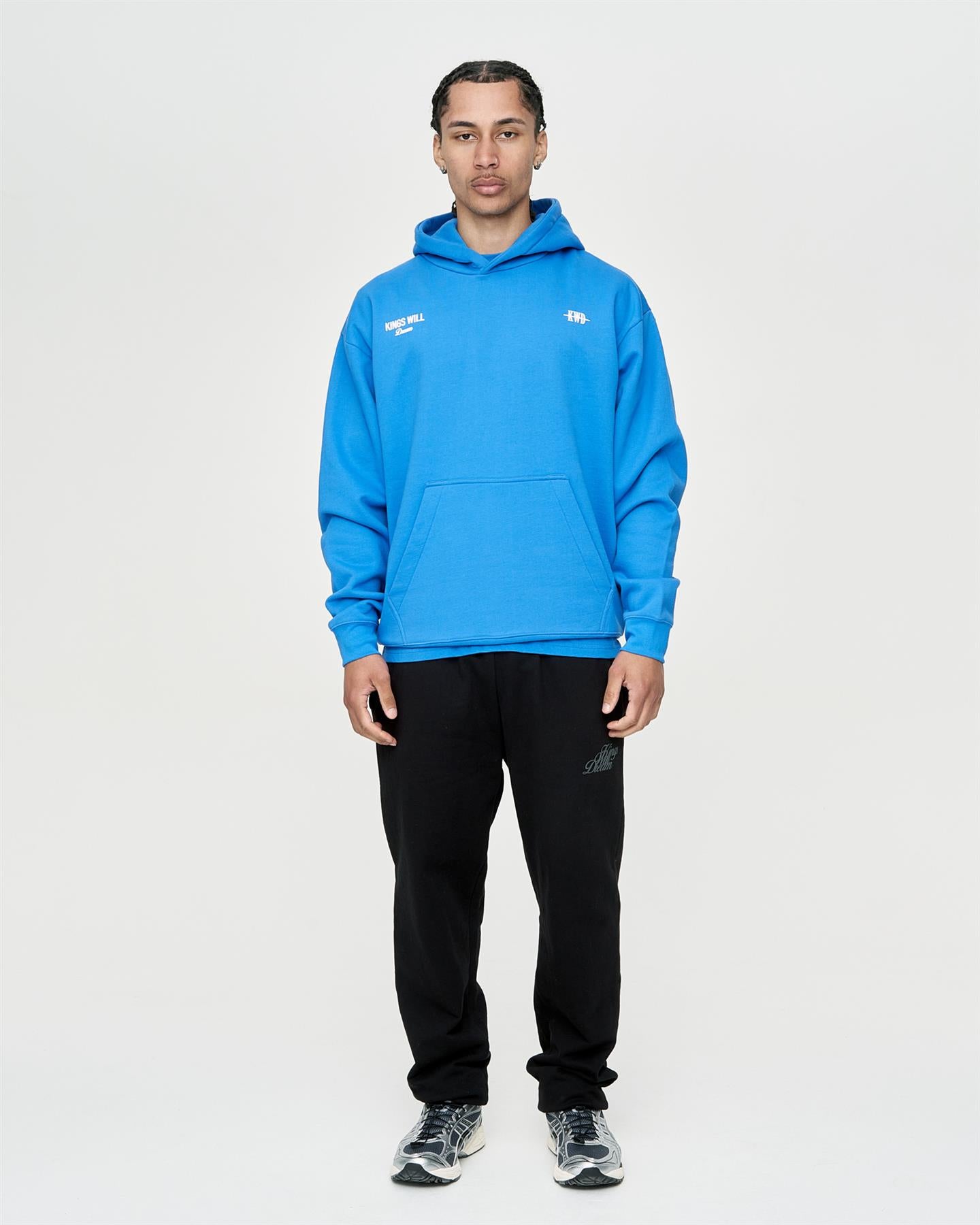 Mens Studio Garment District Hoodie Blue