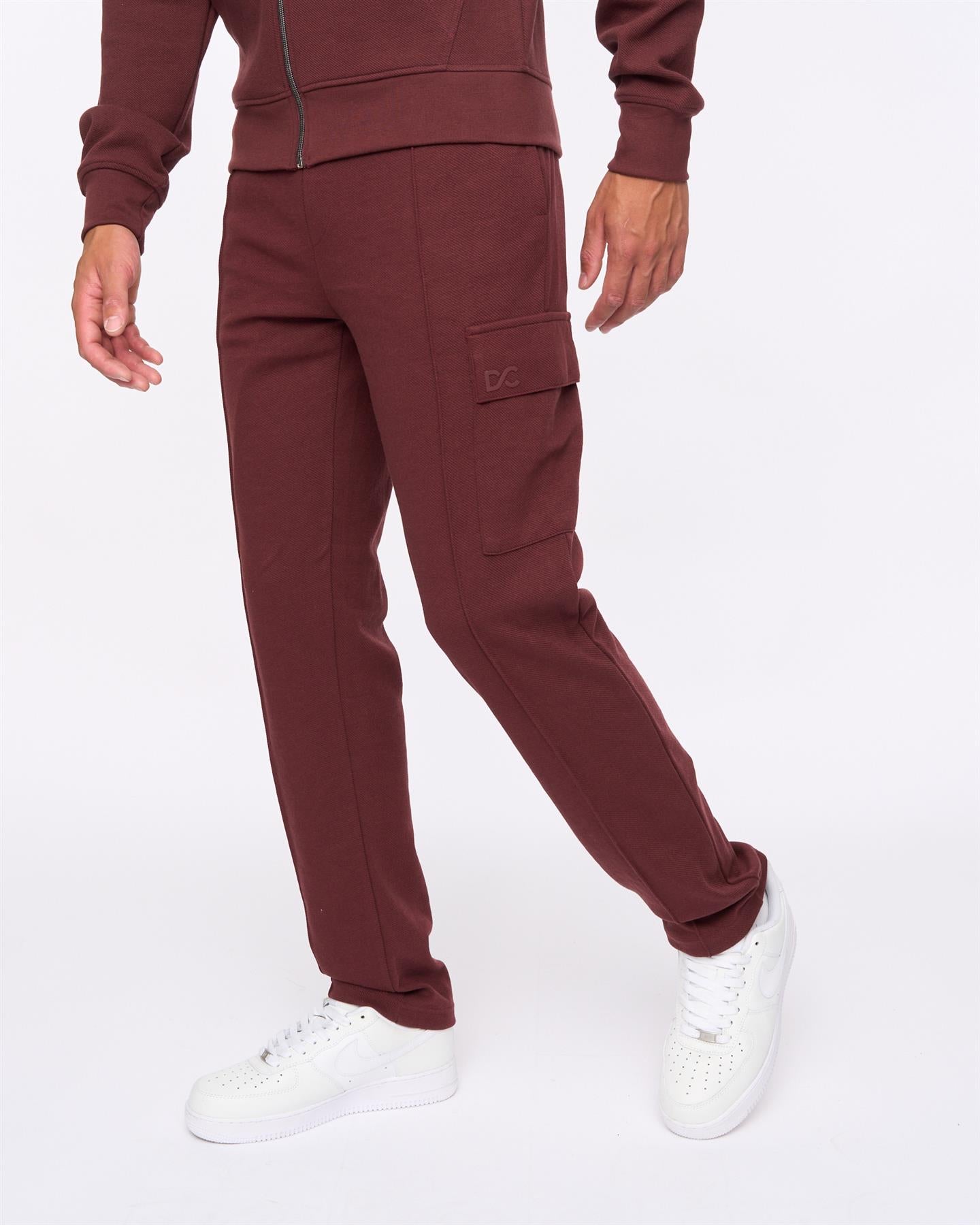 Mens Optimus Combat Joggers Wine
