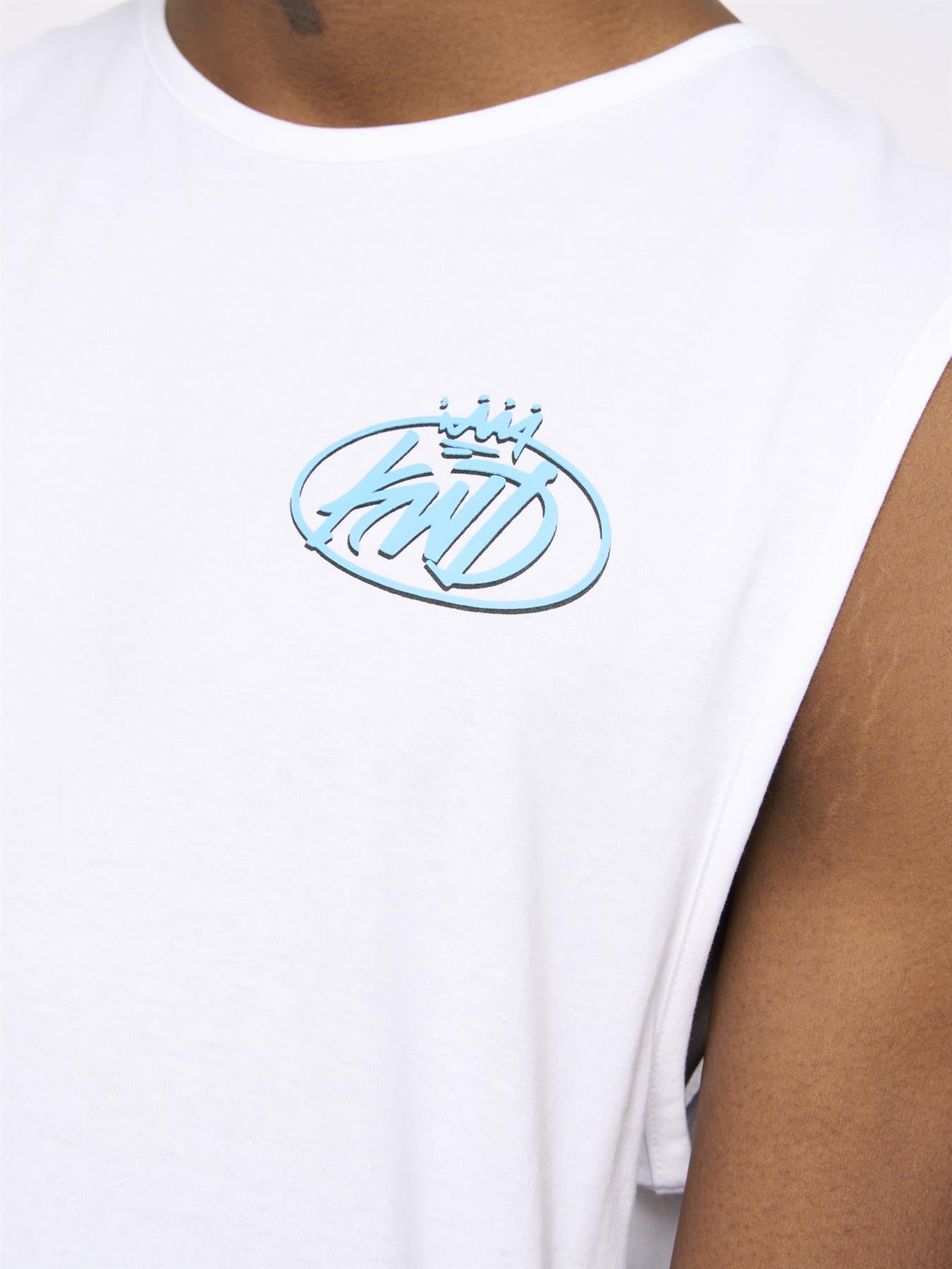 Mens Soap Tank Top White