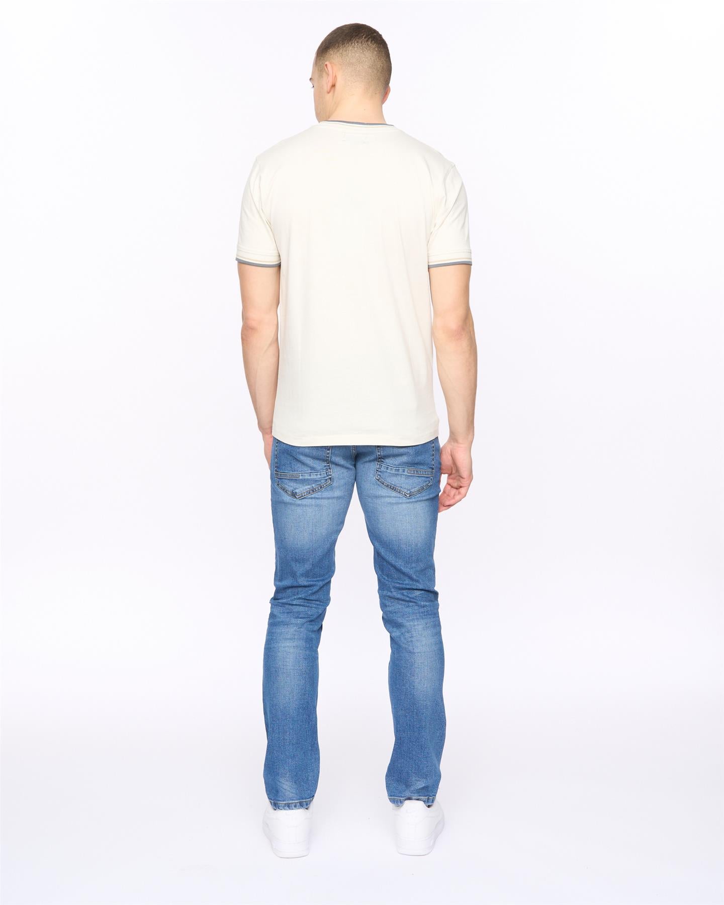 Mens Deuxtip T-Shirt Off White