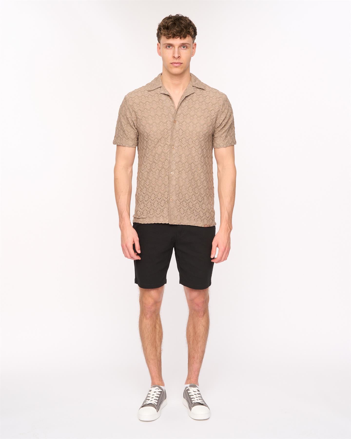 Mens Everett Chino Shorts Black