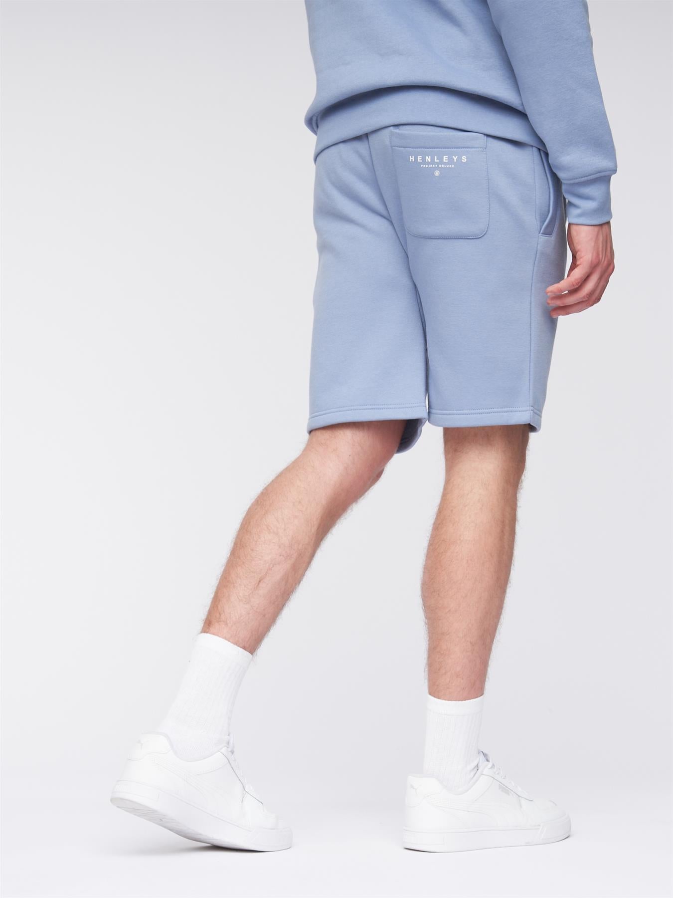 Mens Metafone Jog Shorts Steel Blue