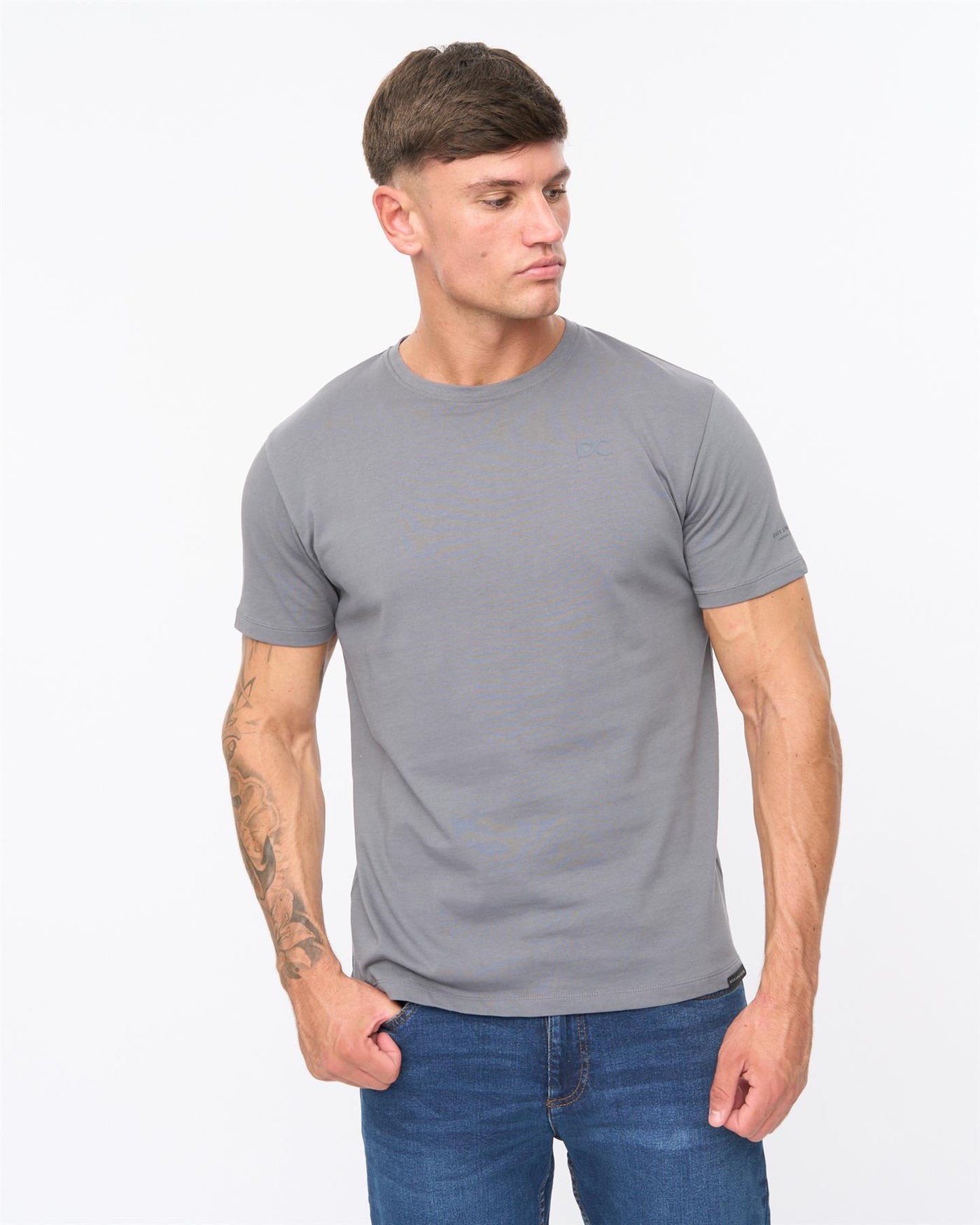 Mens Trimlines Heavy T-Shirt Petrol