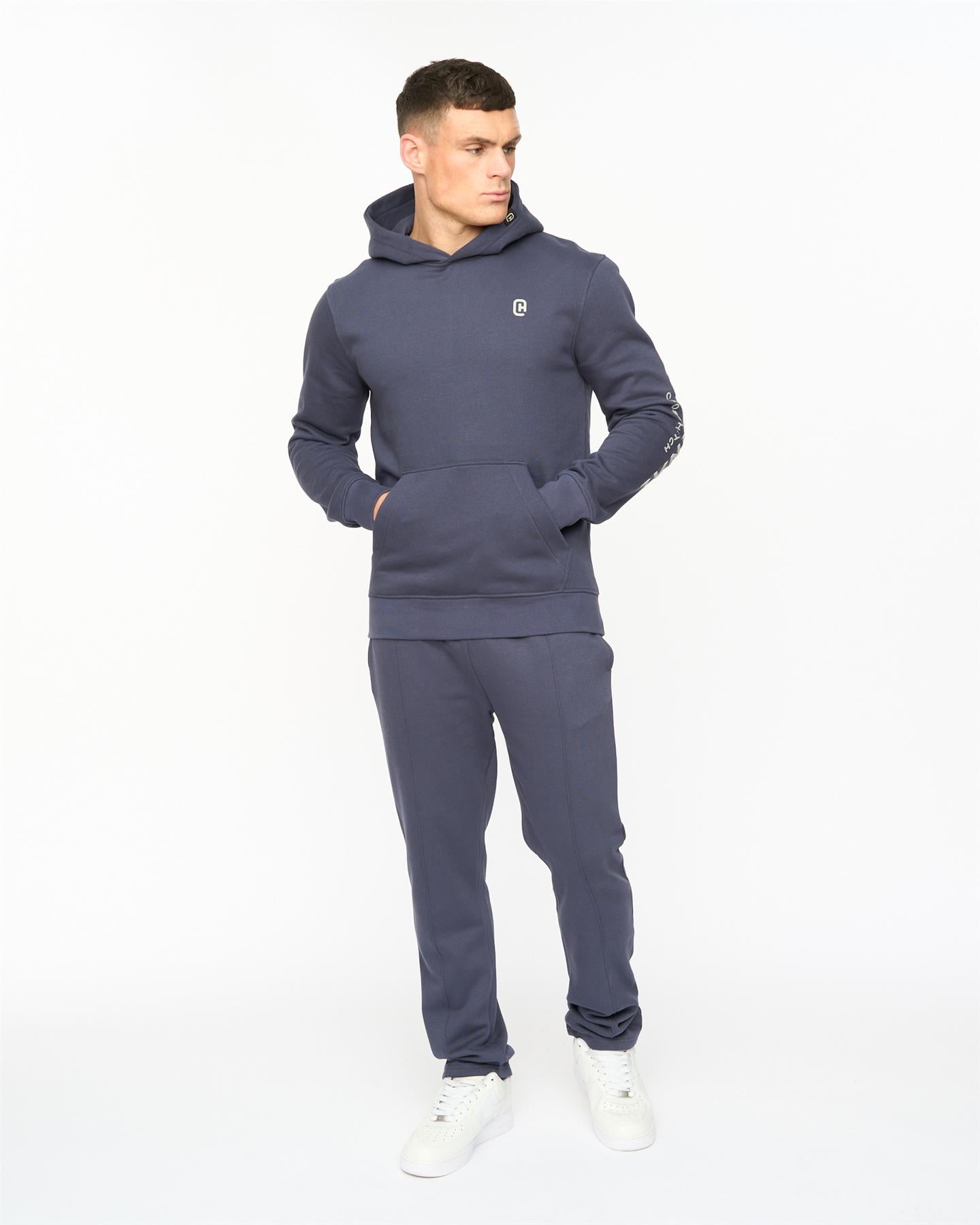 Mens Crufton Hoodie Navy