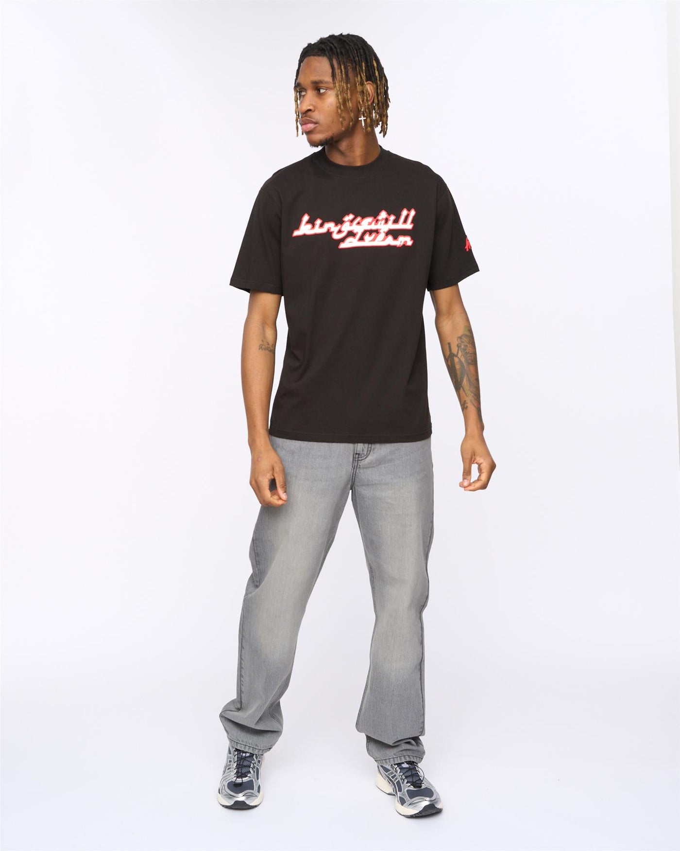 Mens Blessie T-Shirt Black