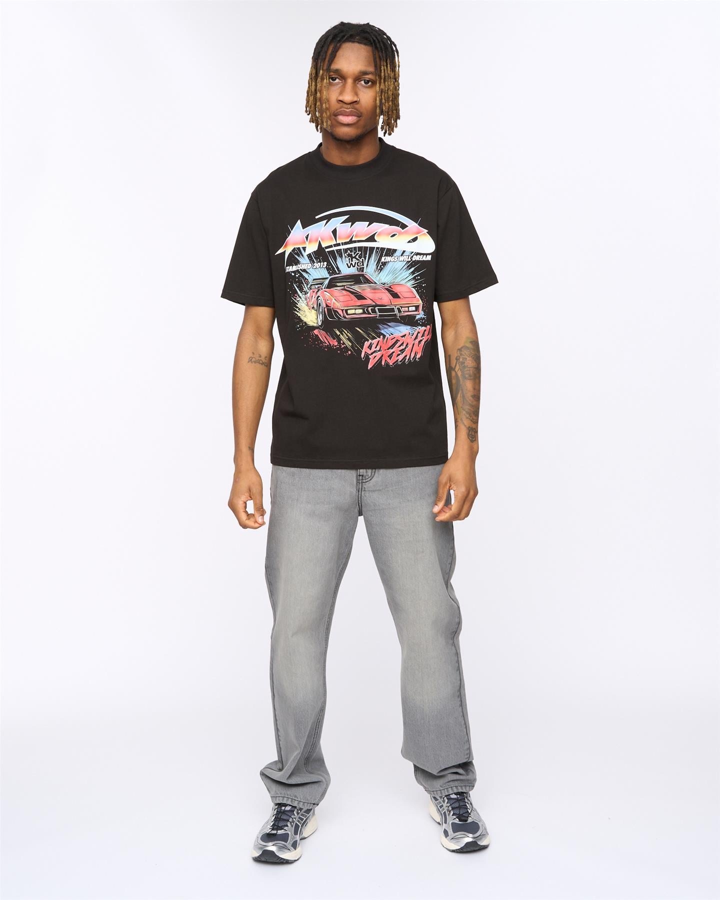 Mens Fastlane T-Shirt Black