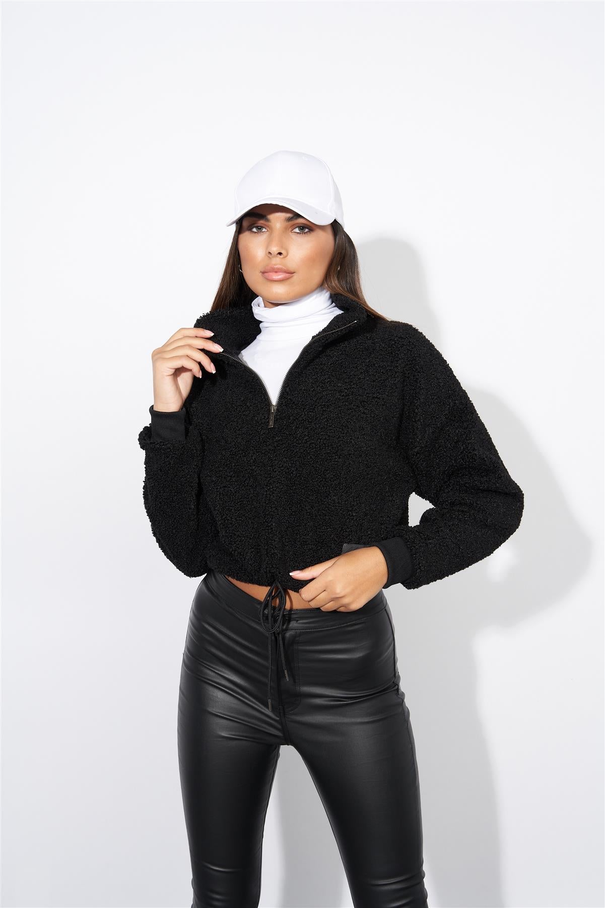 Ladies Lily Lane Kimora Borg Funnel Top Black