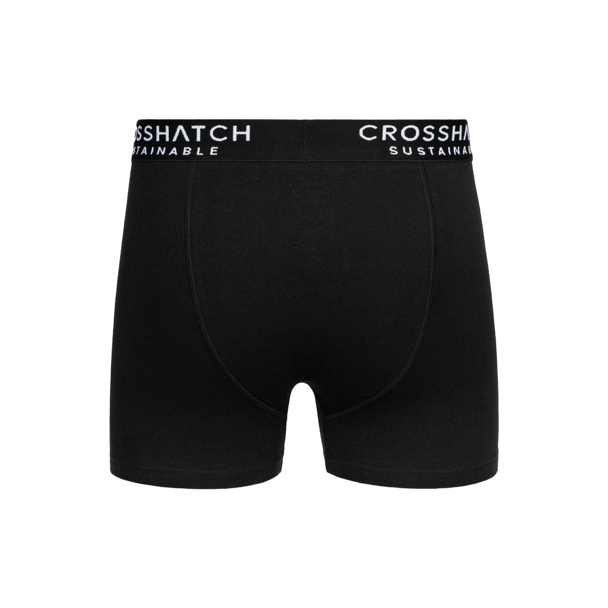 Crosshatch Mens Orlander A Boxers 5pk Black/Navy/Blue/Mustard/White
