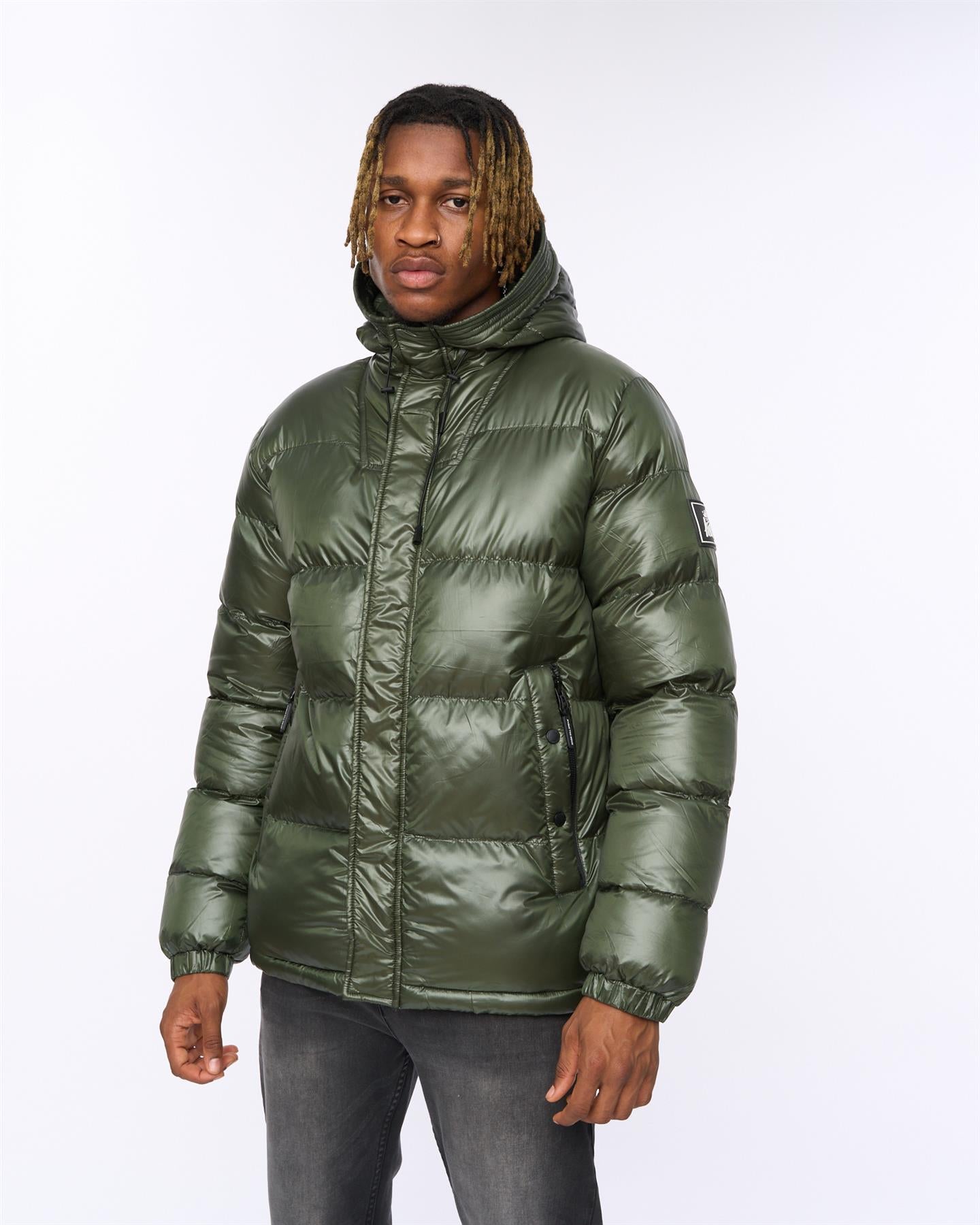Mens Welcome Puffer Jacket Olive