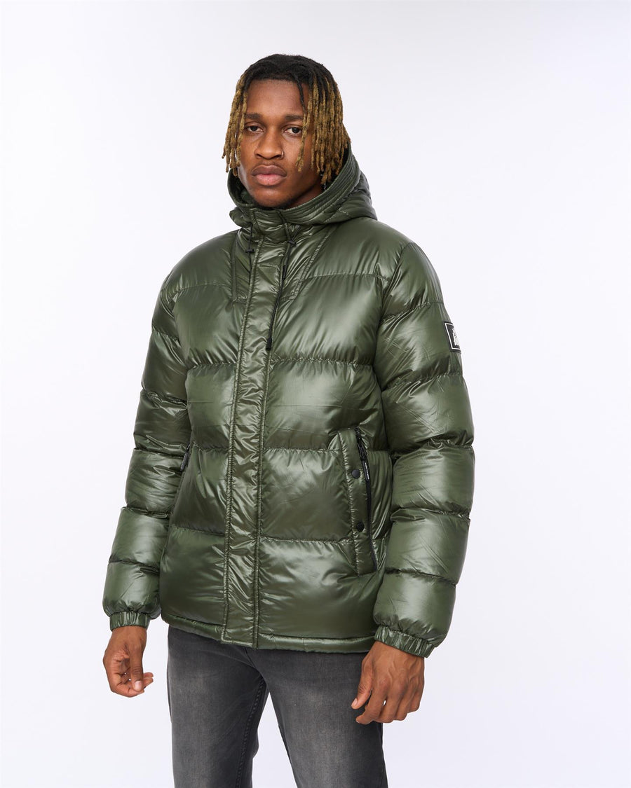Mens Welcome Puffer Jacket Olive