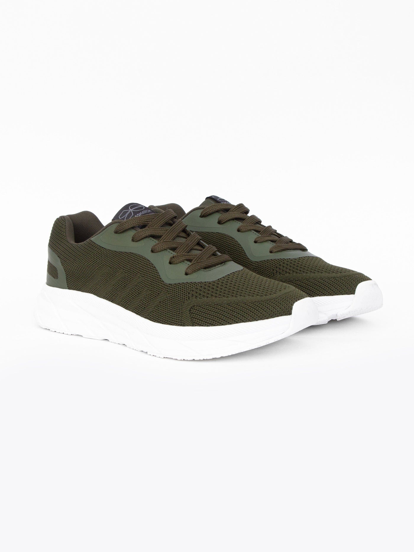 Mens Lennart Trainers Olive/White