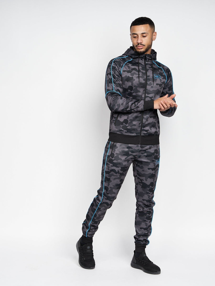 Mens Brickcount Tracktop Black Camo