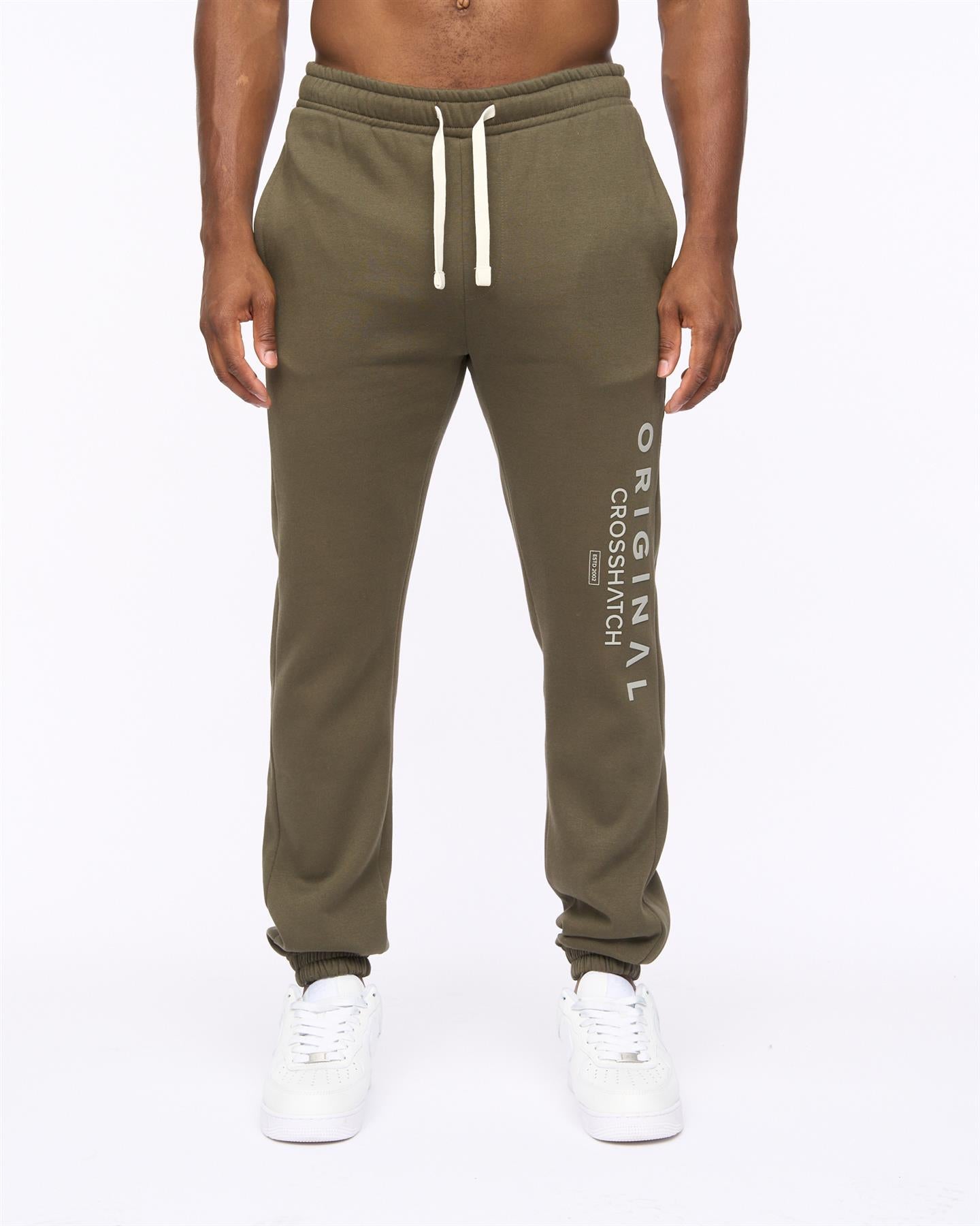 Mens Jamals Joggers Dark Olive