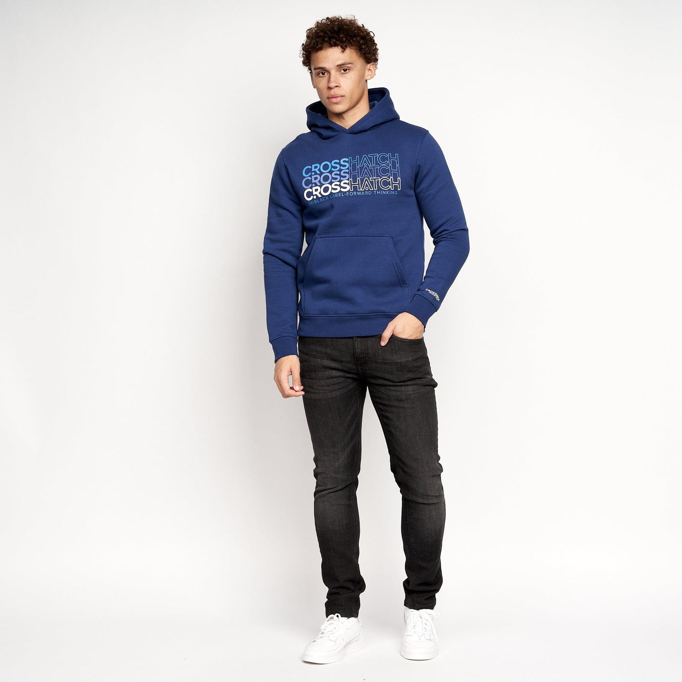 Mens Larmen Hoodie 2pk Navy/Blue
