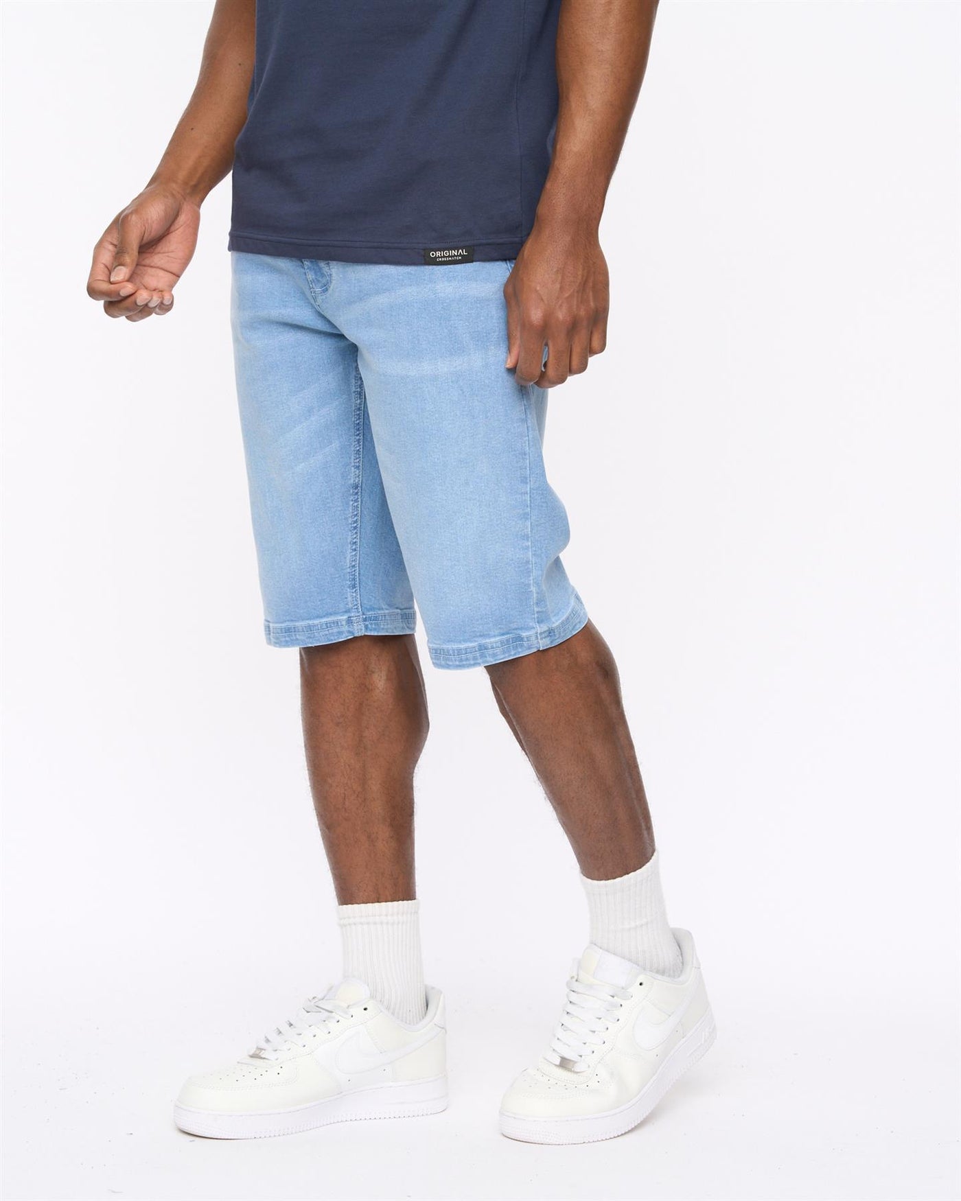 Mens Hammersmith Denim Shorts Light Wash