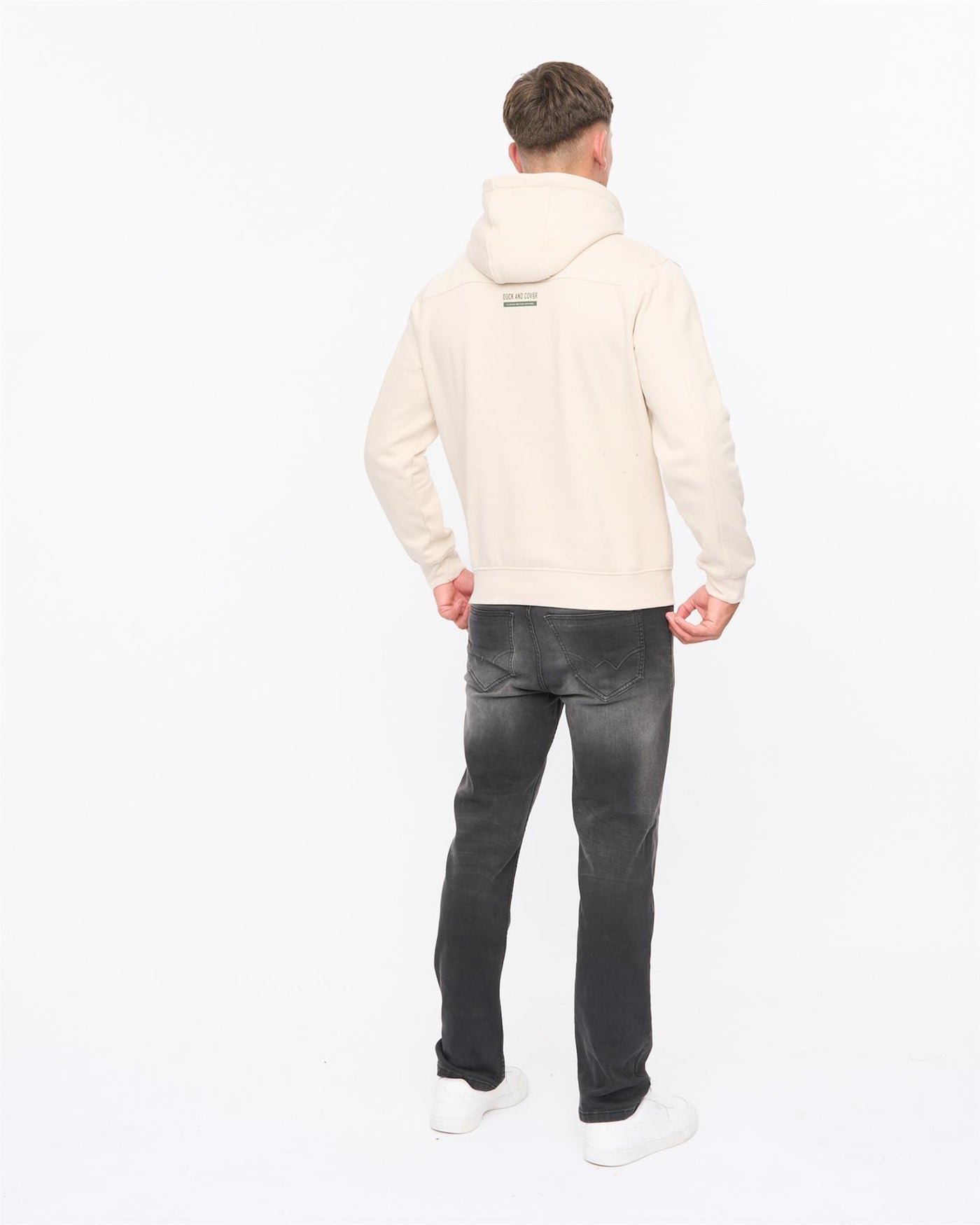 Mens Skullmatic Hoodie Off White