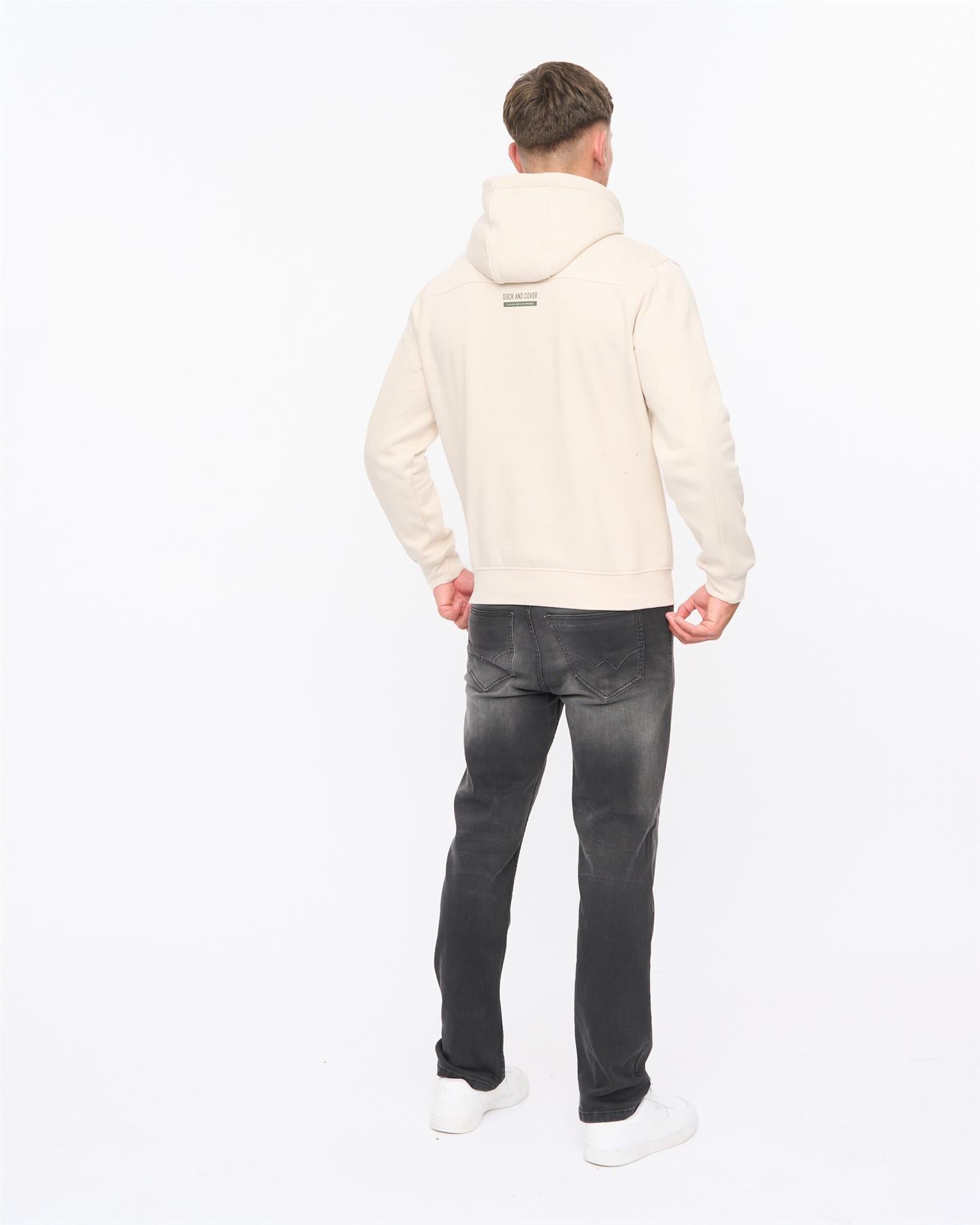 Mens Skullmatic Hoodie Off White