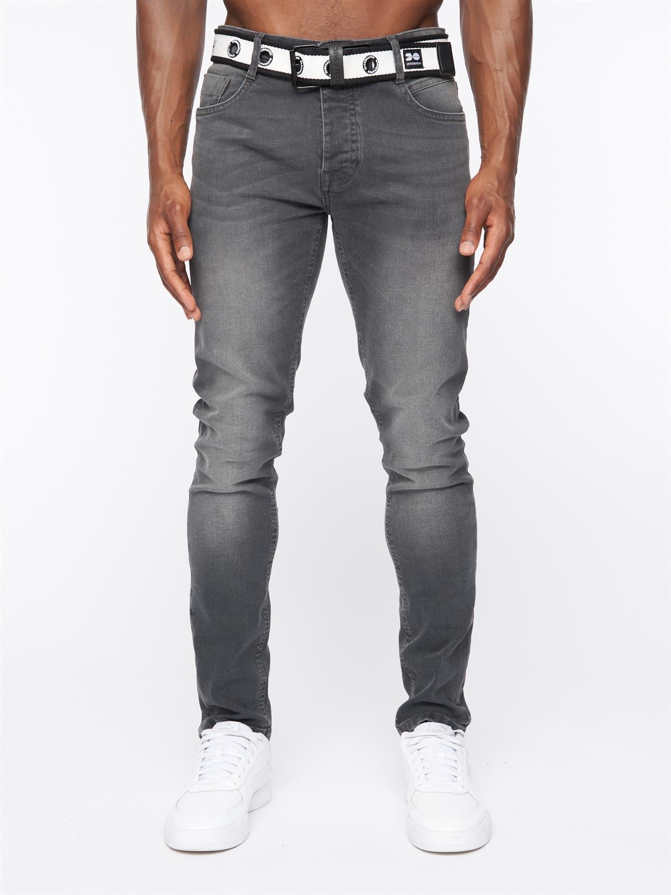 Barbeck Slim Fit Denim Jeans Grey Wash