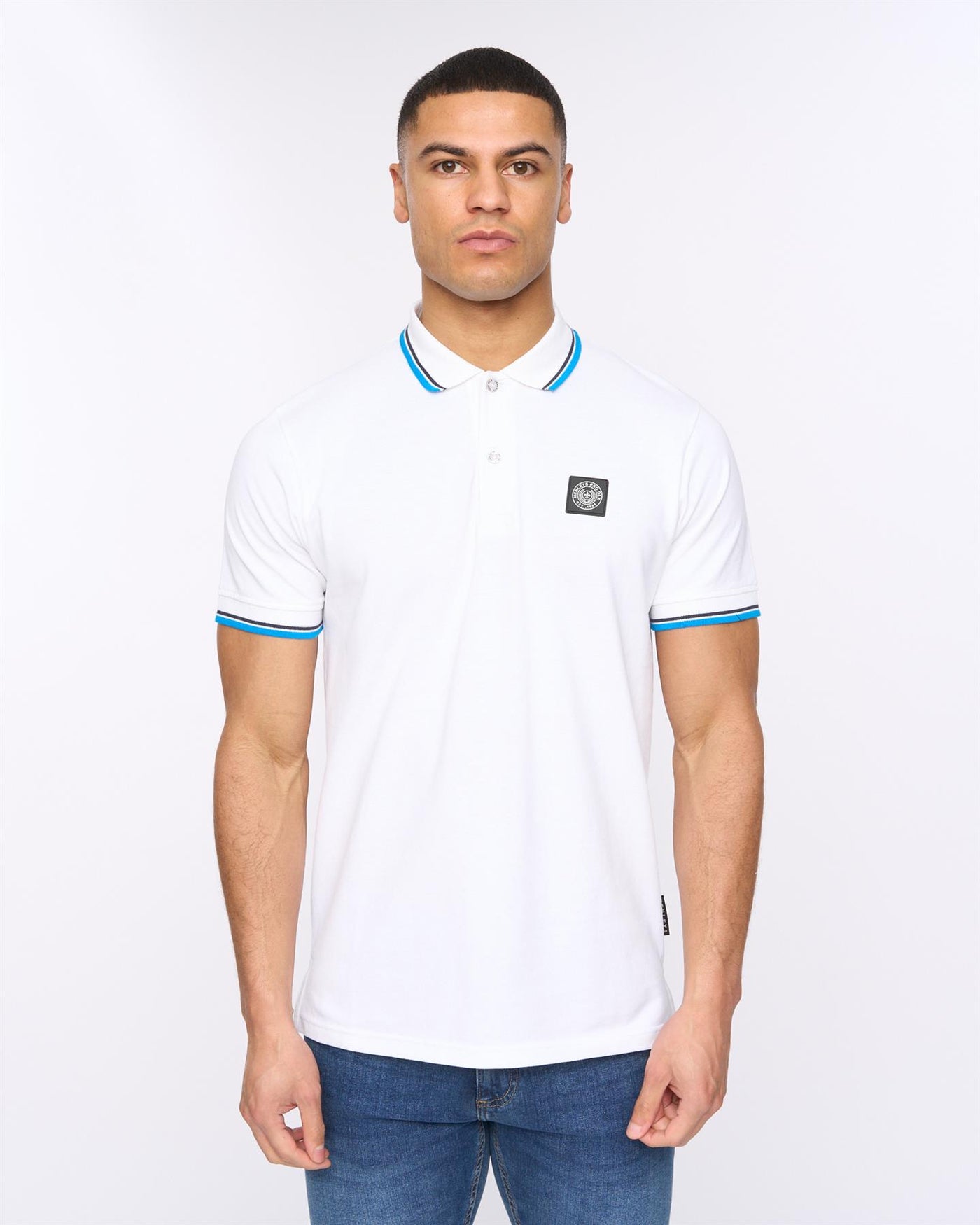 Mens Henalpha Polo Optic White