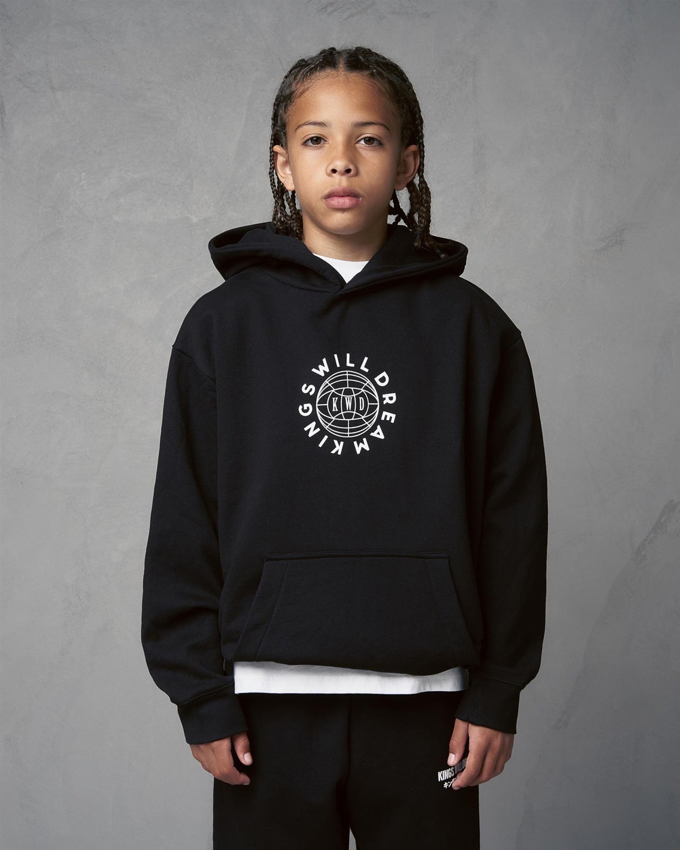 Kids Boys Studio Globalise Hoodie Black