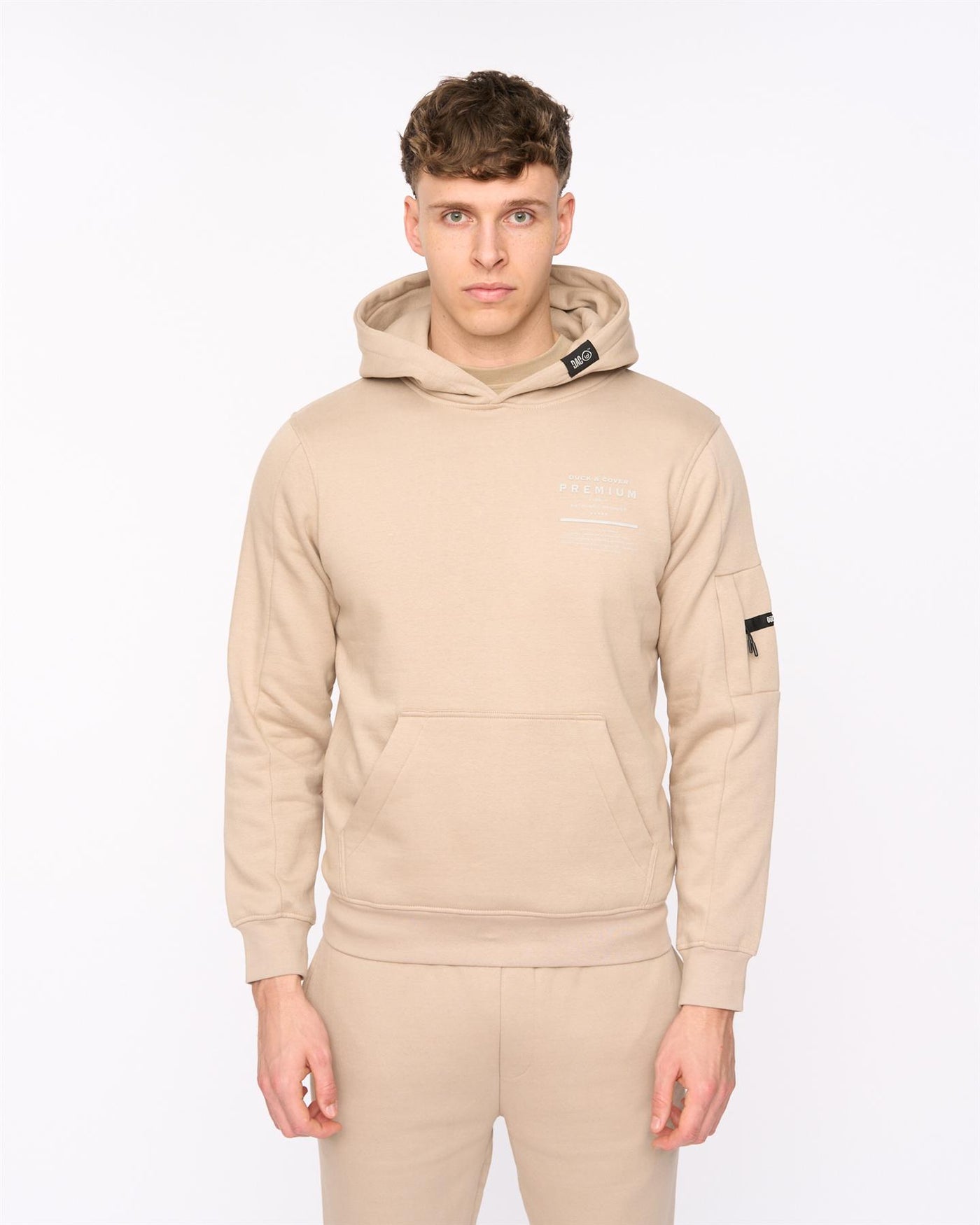 Mens Rayland Hoodie Stone