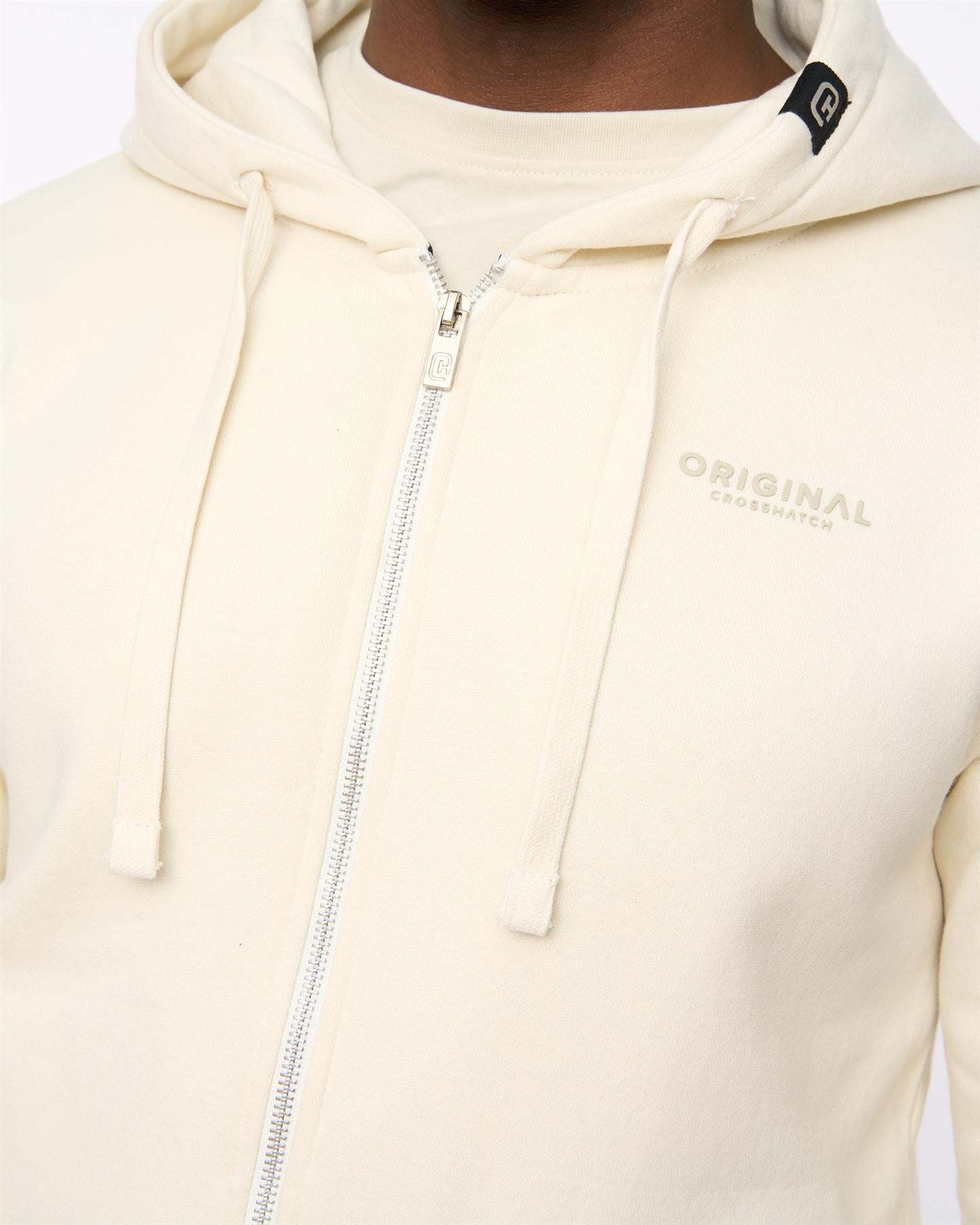 Mens Allmoor Zip Thru Hoodie Neutral