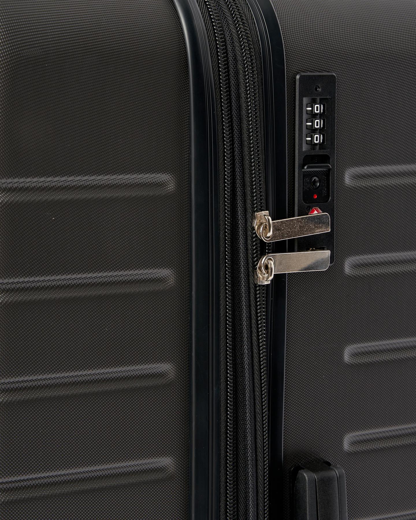 Mens Studio Suitcase 3pk Black