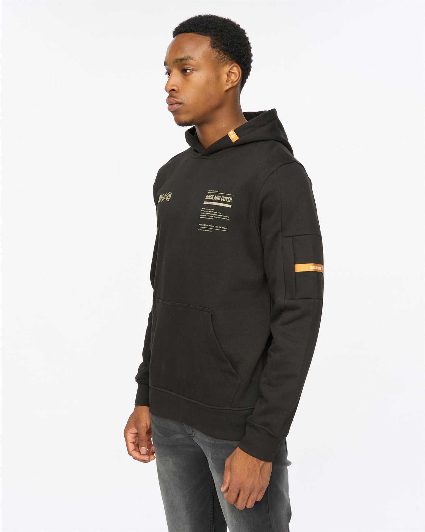 Mens Skullmatic Hoodie Black