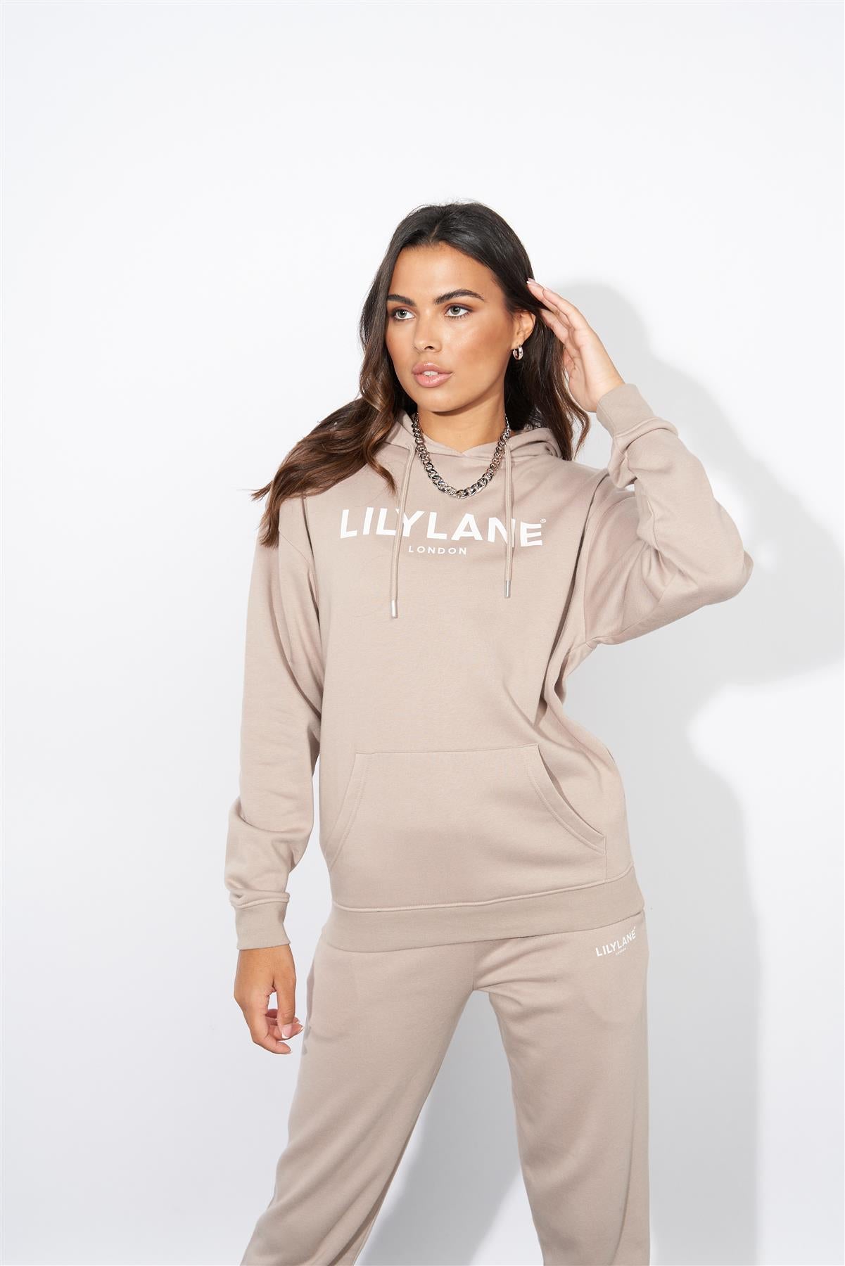 Ladies Lily Lane Ximena Hoodie Stone