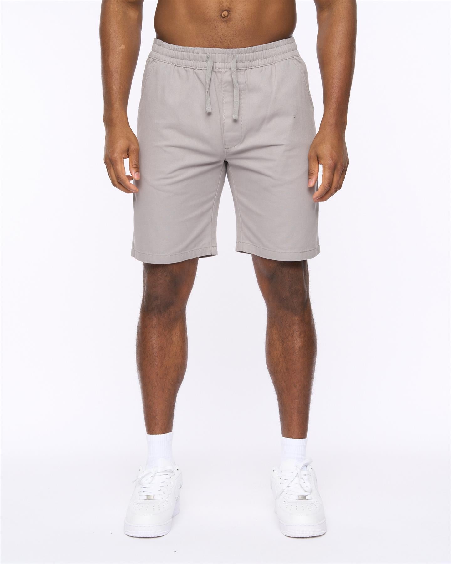 Mens Blansmoore Elastic Waist Shorts Grey