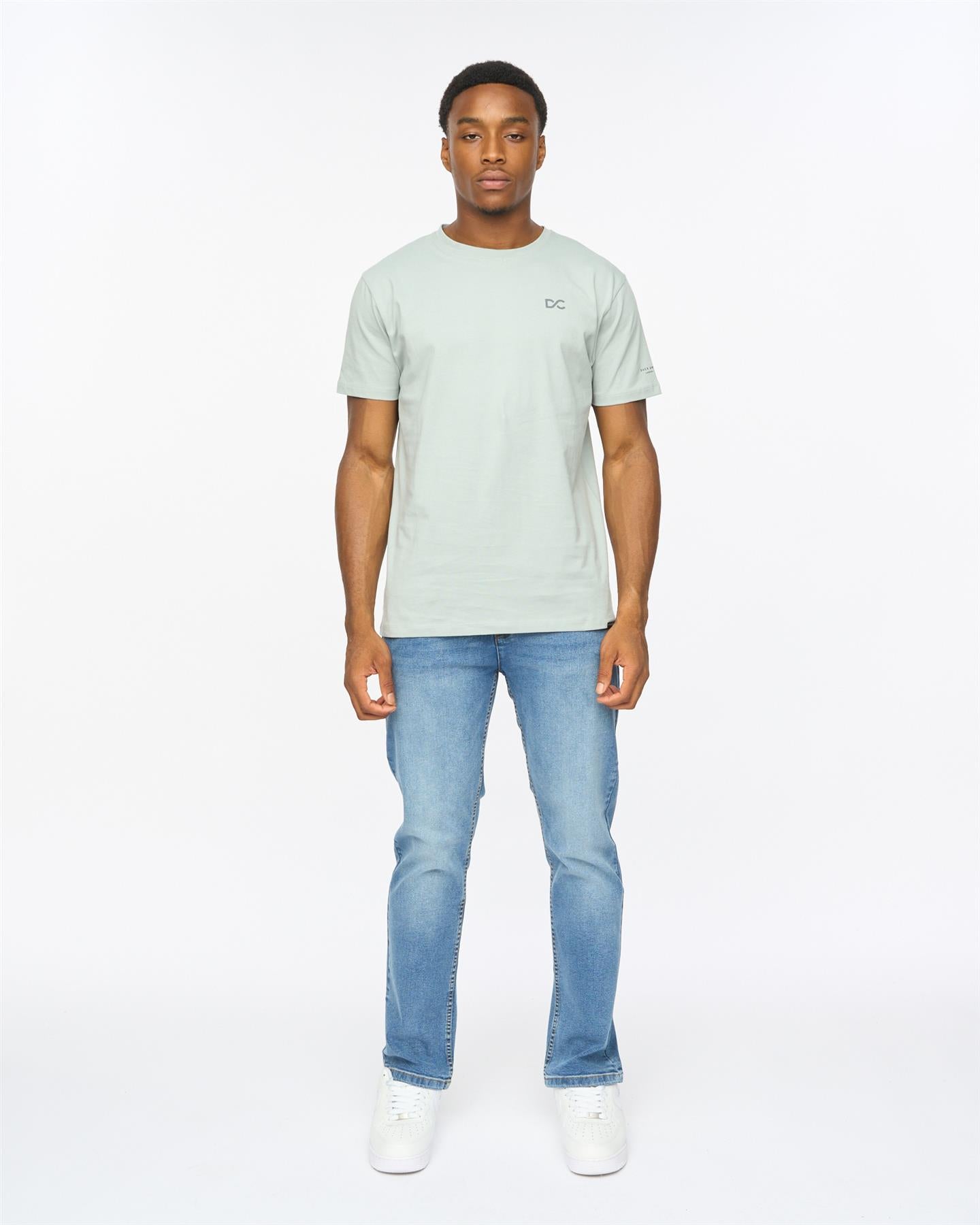 Mens Trimlines Heavy T-Shirt Steel Blue