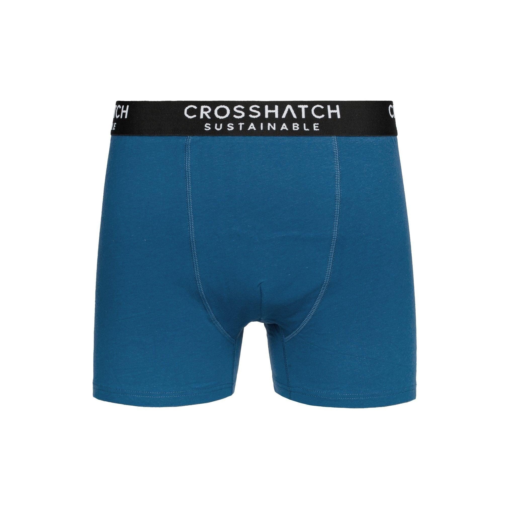 Crosshatch Mens Orlander A Boxers 5pk Black/Navy/Blue/Mustard/White