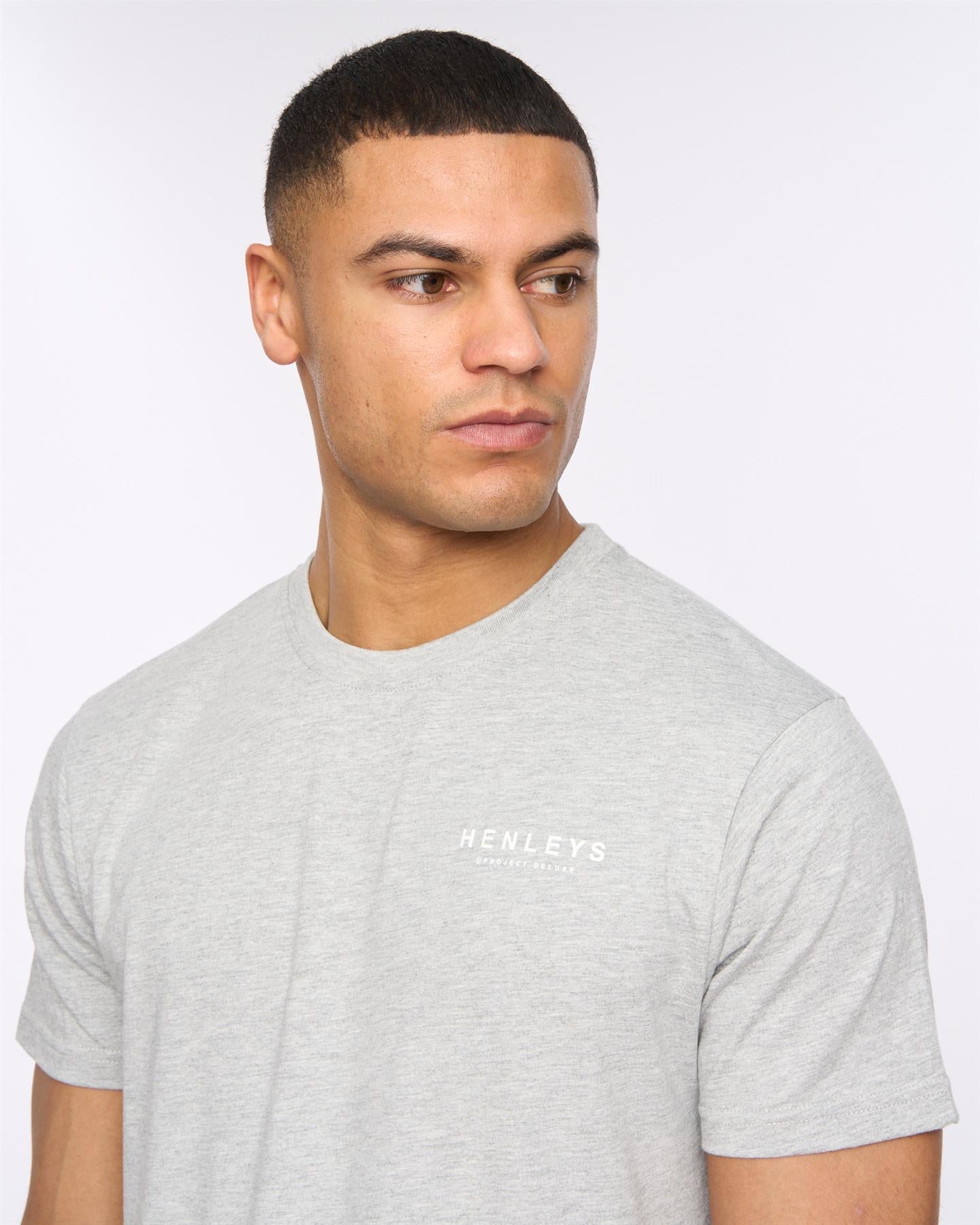 Mens Henycore Lounge Set Grey Marl