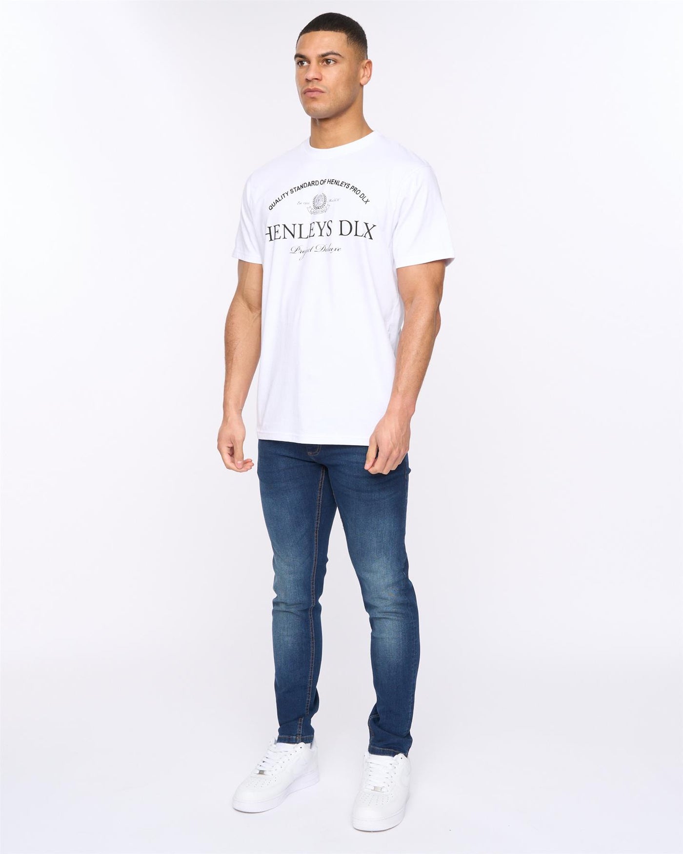 Mens Mayhen Slim Fit Jeans Dark Wash