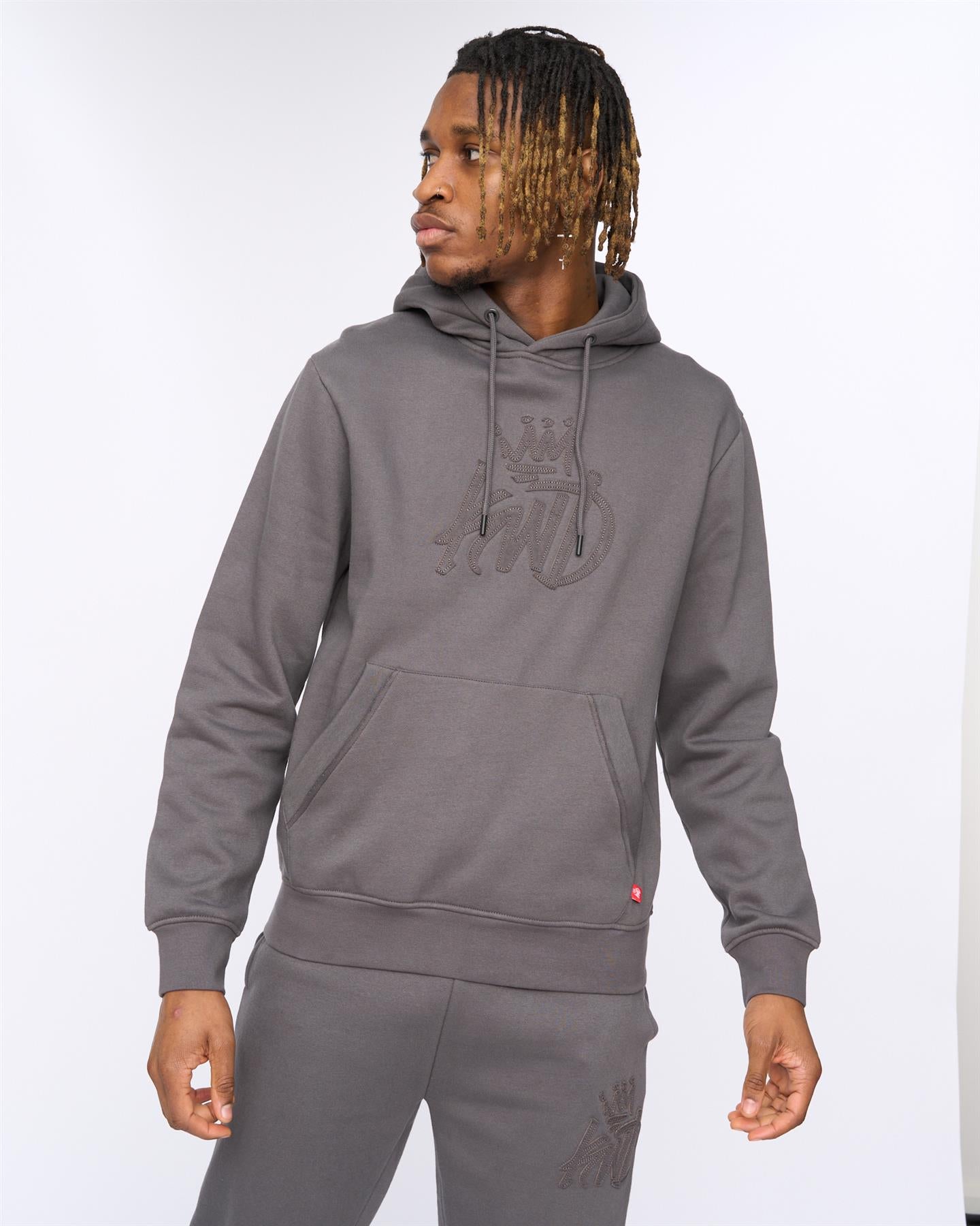 Mens Tonally Hoodie Asphalt