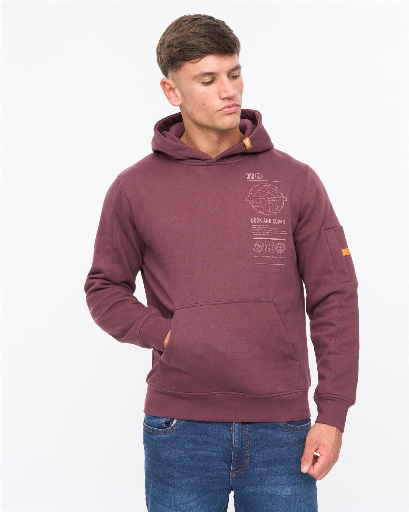Mens Ashland Hoodie Raisin