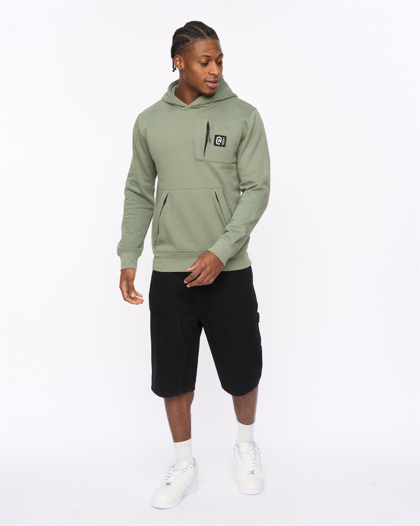 Mens Portville Hoodie Olive