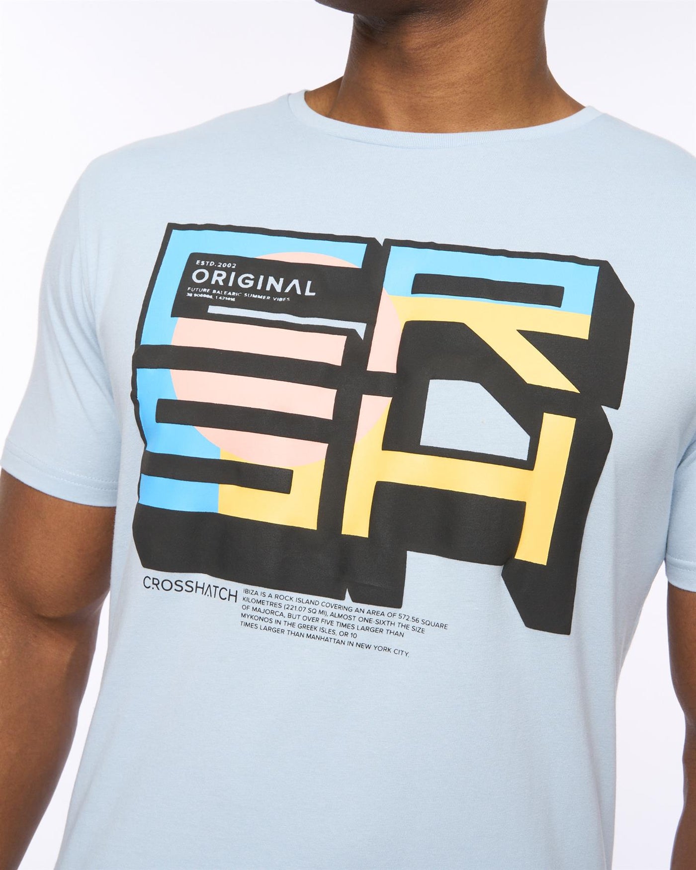 Mens Boxvibe T-Shirt Sky Blue