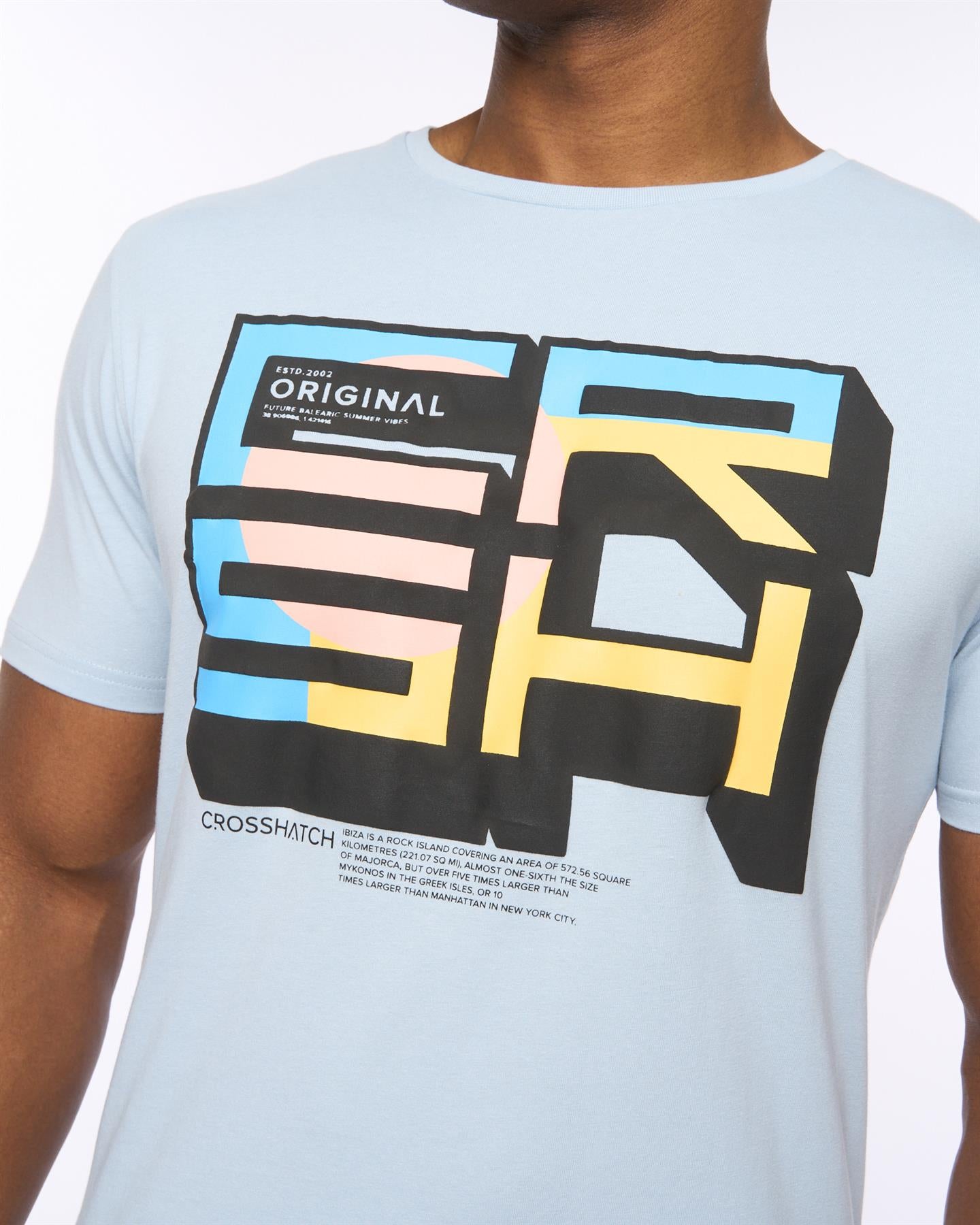Mens Boxvibe T-Shirt Sky Blue