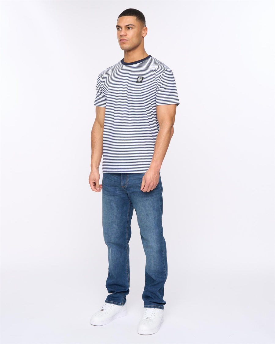Mens Breeze Straight Fit Jeans Stone Wash