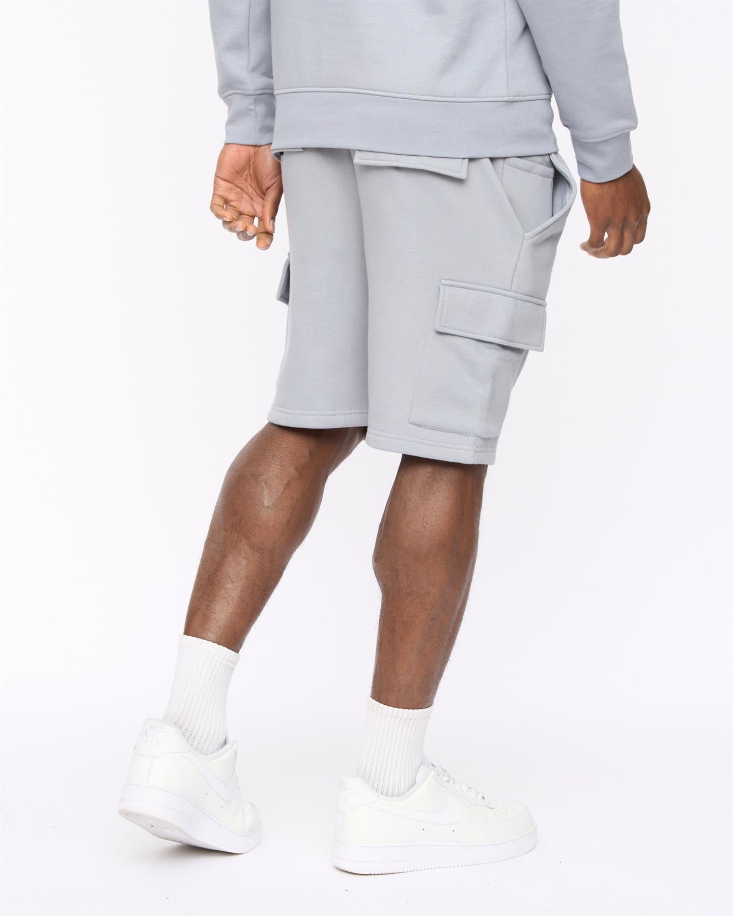 Mens Bardon Cargo Shorts Steel Blue