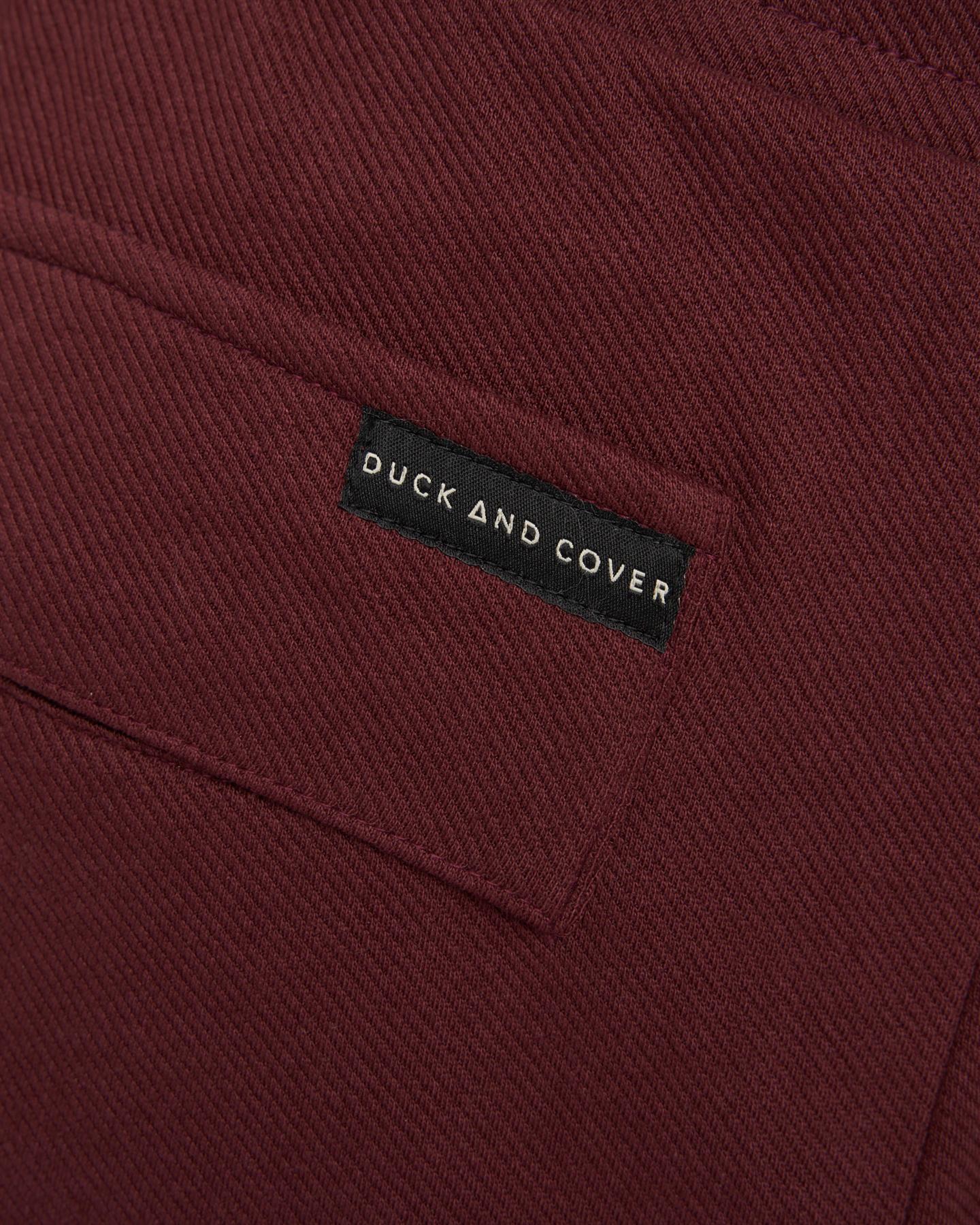 Mens Optimus Combat Joggers Wine