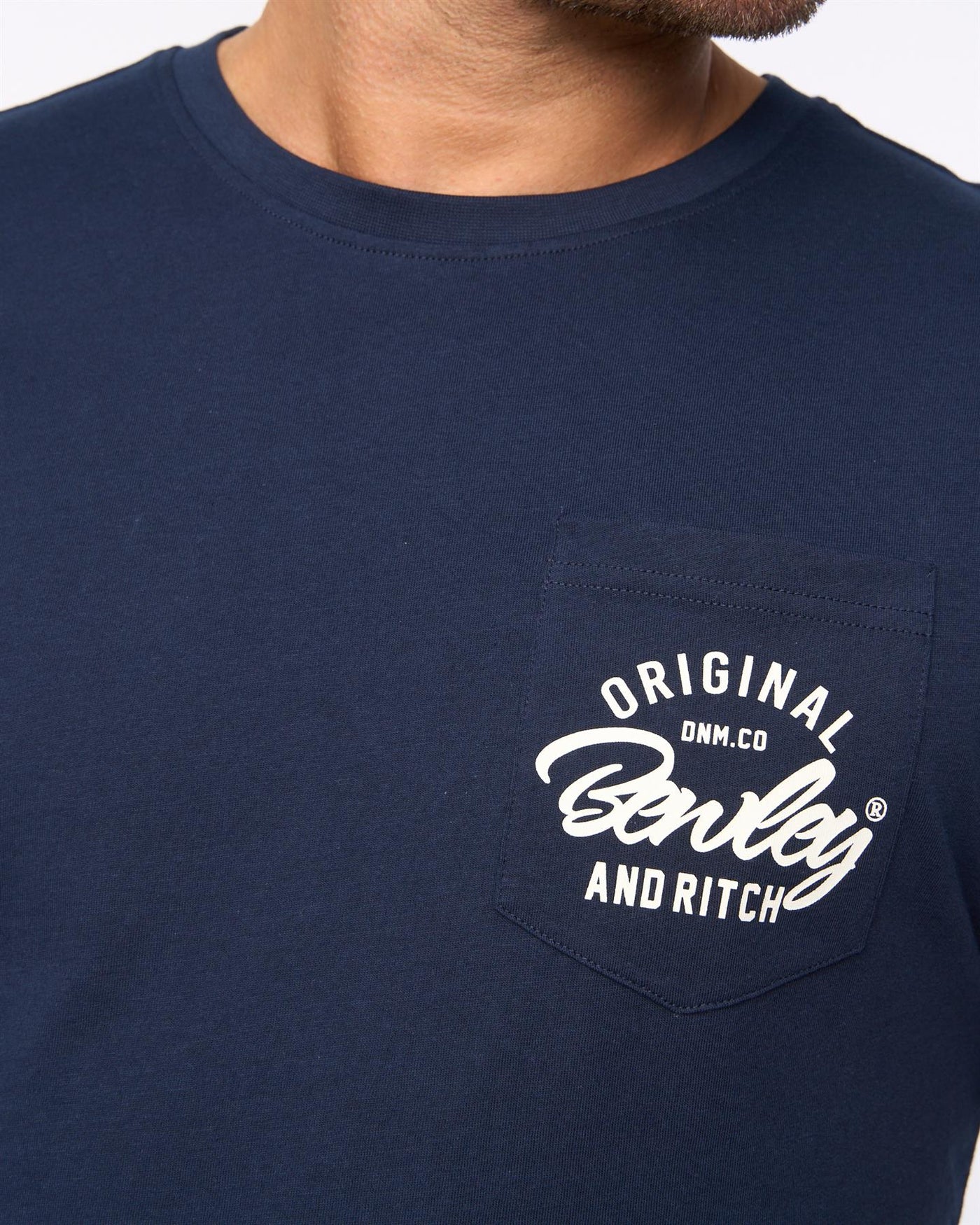 Mens Milestan T-Shirt Navy