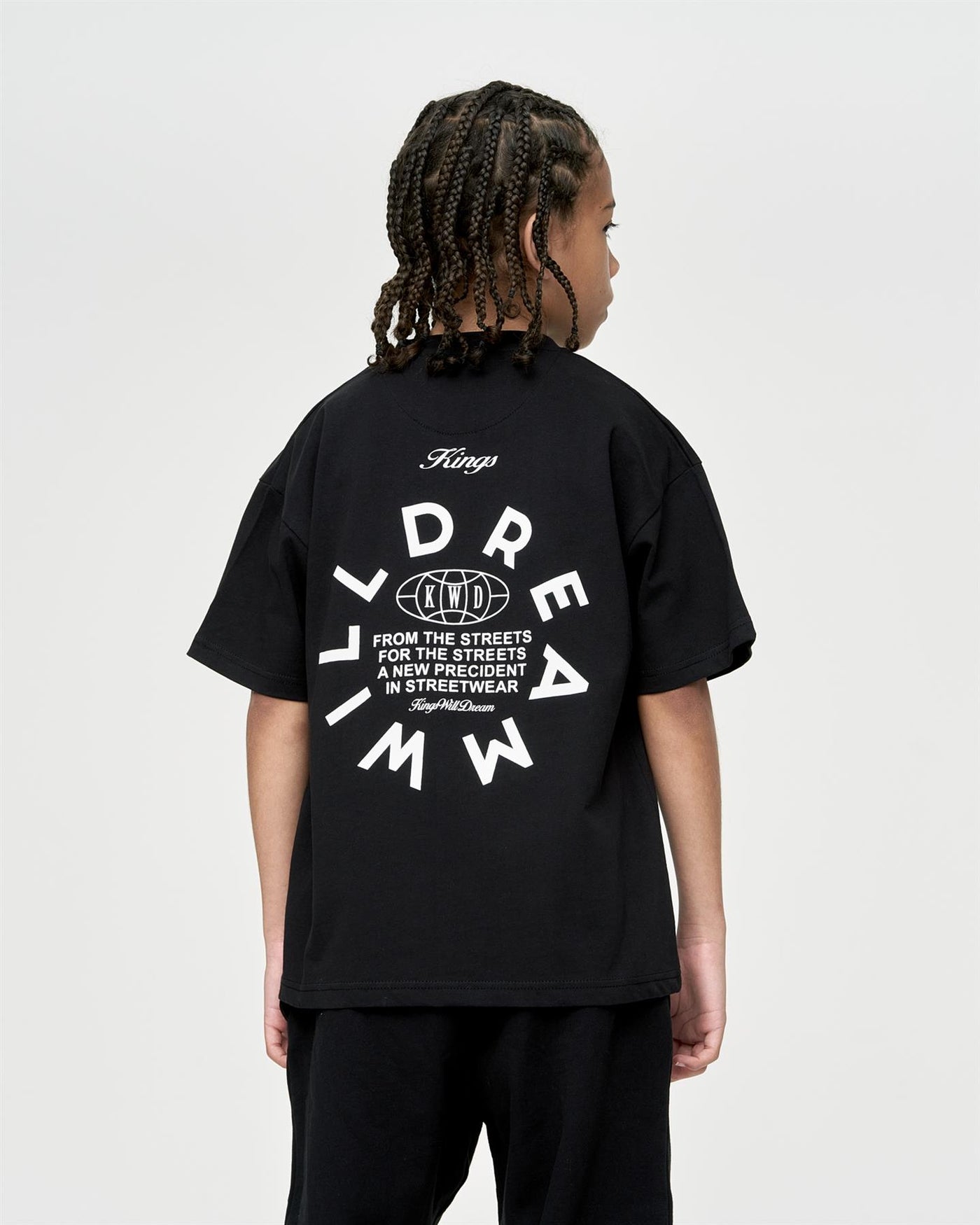 Kids Boys Studio Globalise T-Shirt Black