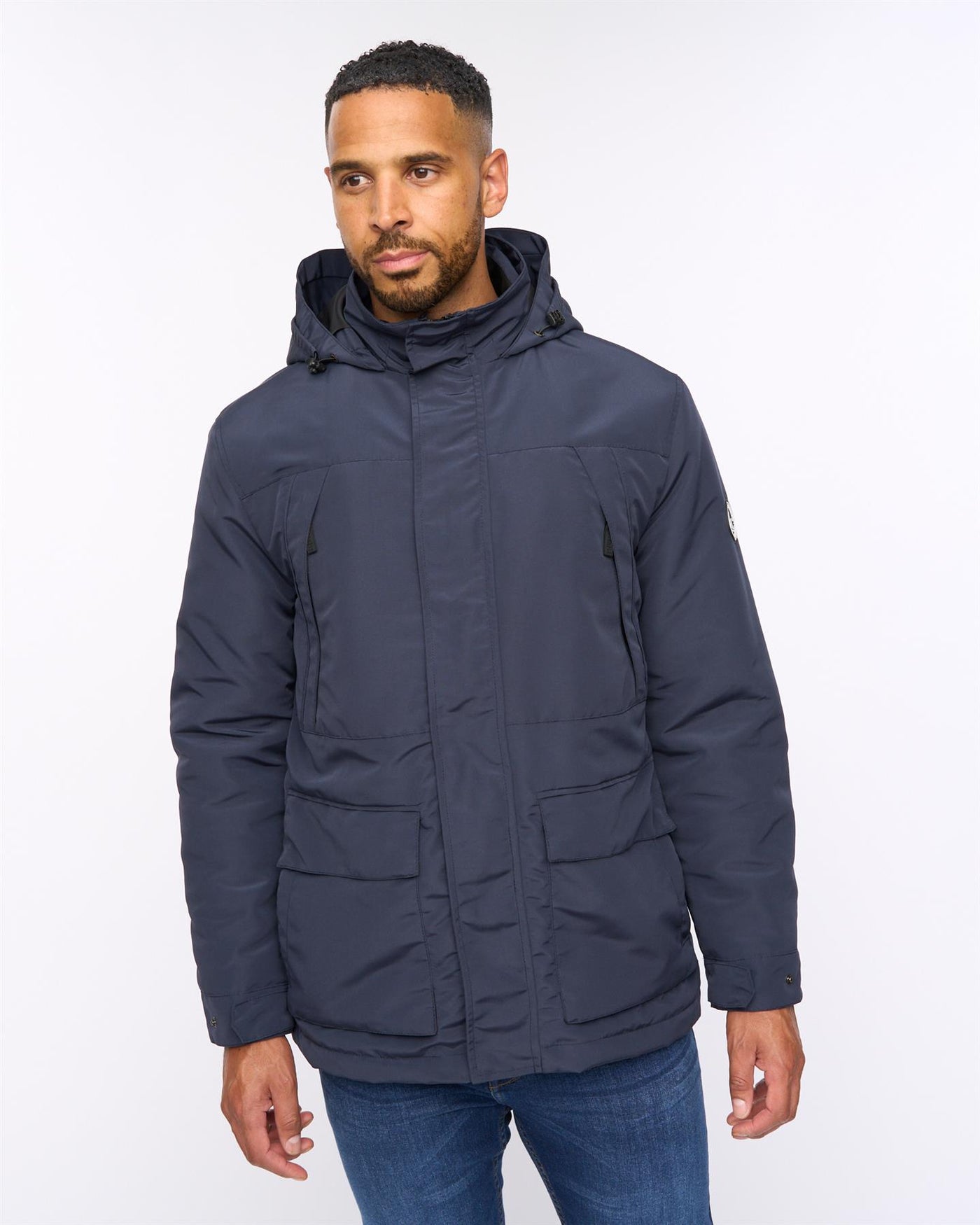 Mens  Winward Double Collar Jacket Navy