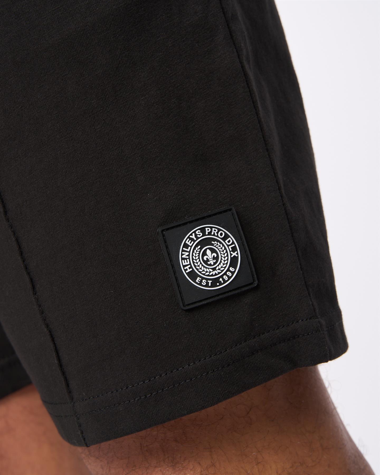 Mens Henychill Polo/Shorts Set Black