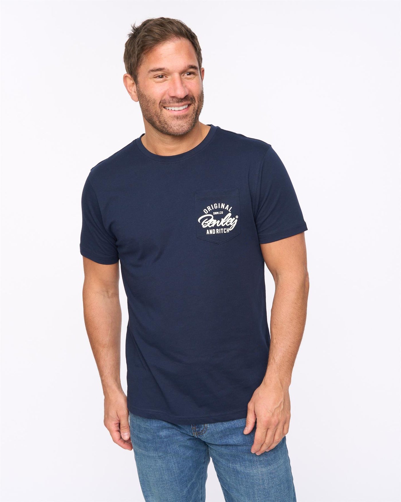 Mens Milestan T-Shirt Navy