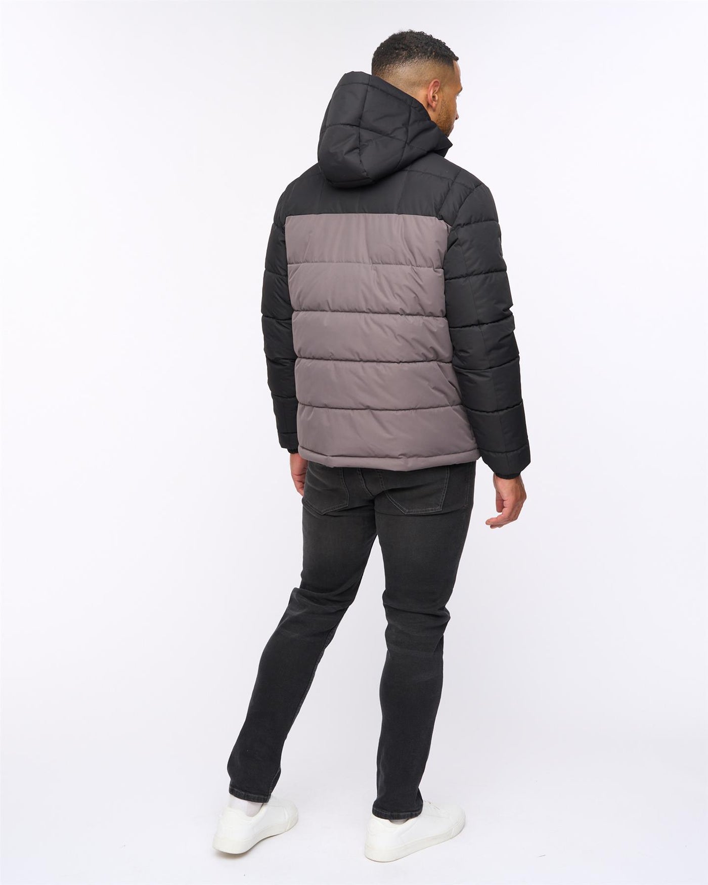 Archdale Puffer Jacket Black/Charcoal